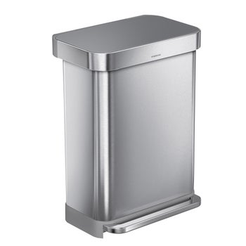 INVELリチャージスリム simplehuman 55L Rectangular Step Can with Plastic Lid | Costco