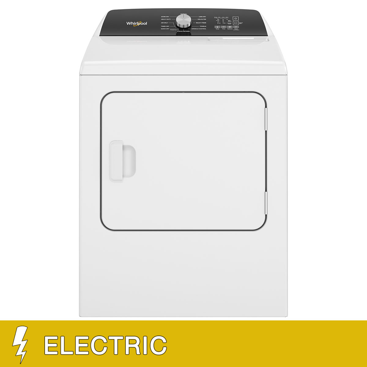 Whirlpool 7.0 cu. ft. Front Load ELECTRIC Moisture Sensing Dryer with Steam