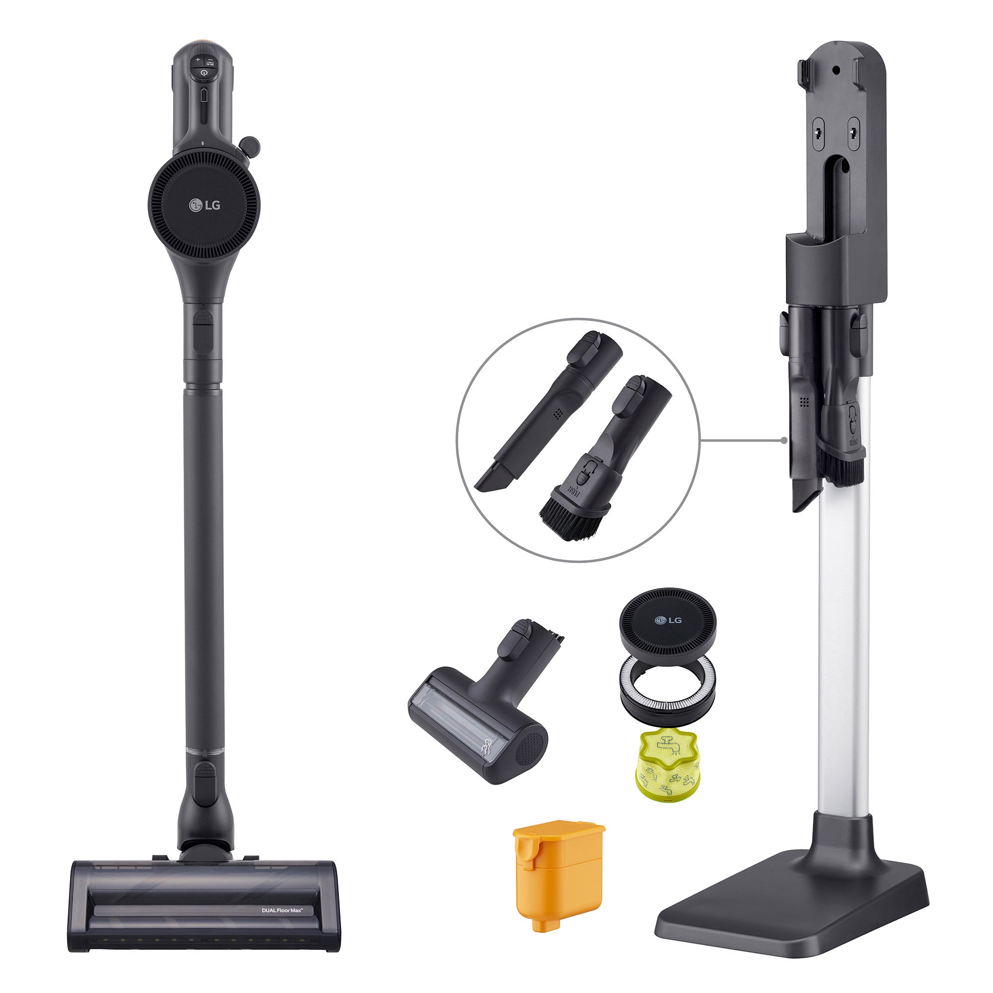 LG CordZero Kompressor Cordless Stick Vacuum with Dual Floor Max Nozzle