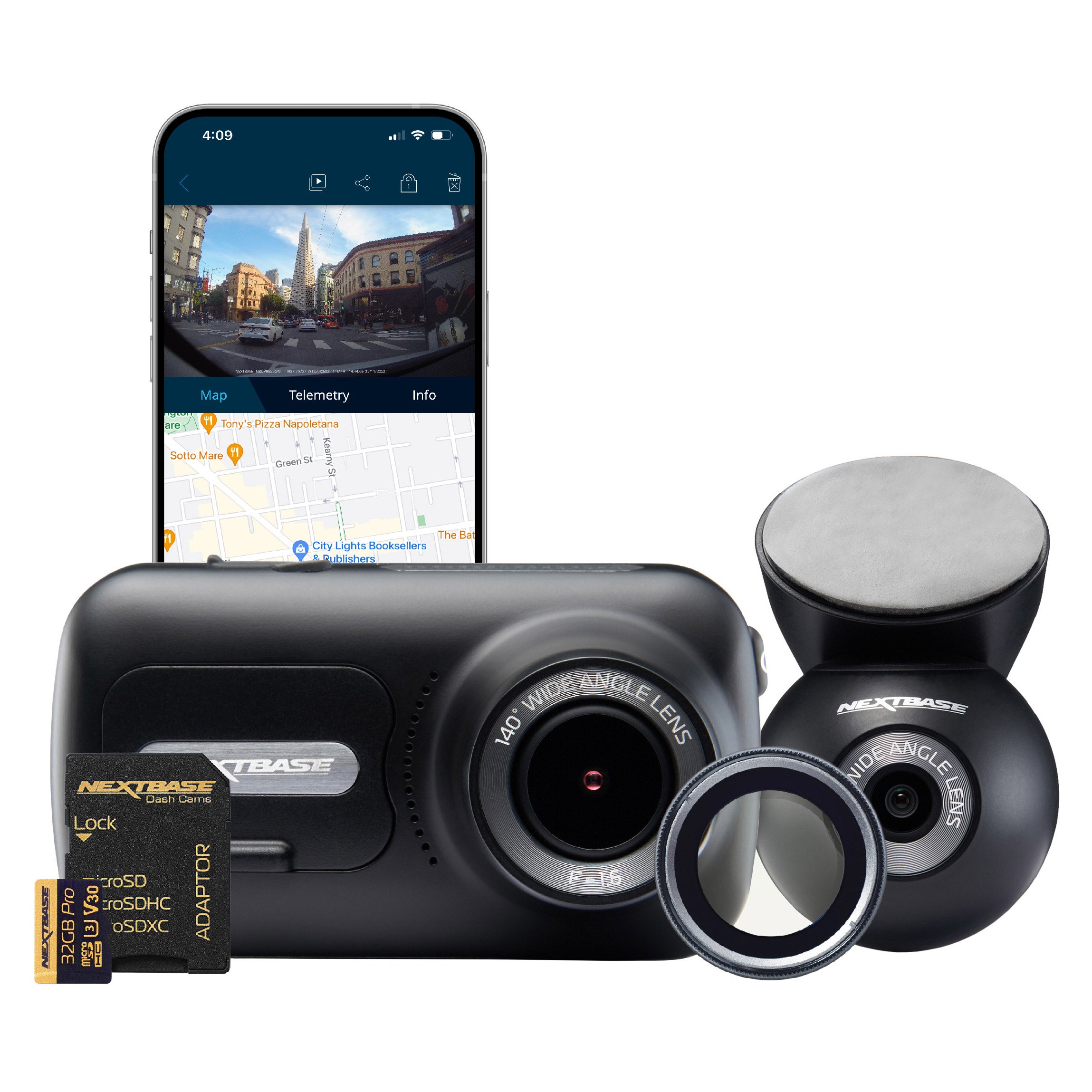 Nextbase 322GW 1080p Dash Cam Bundle