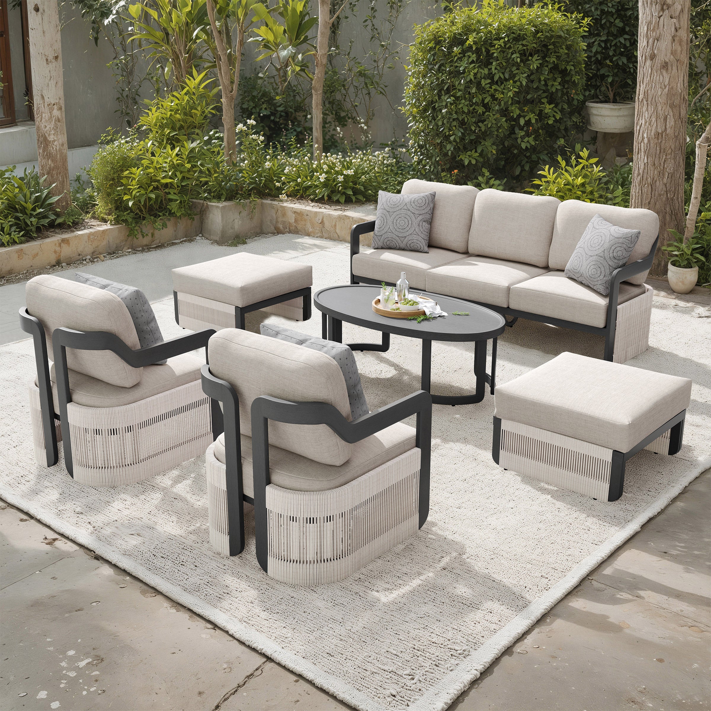 Sirio Malta 6-Piece Outdoor Seating Set