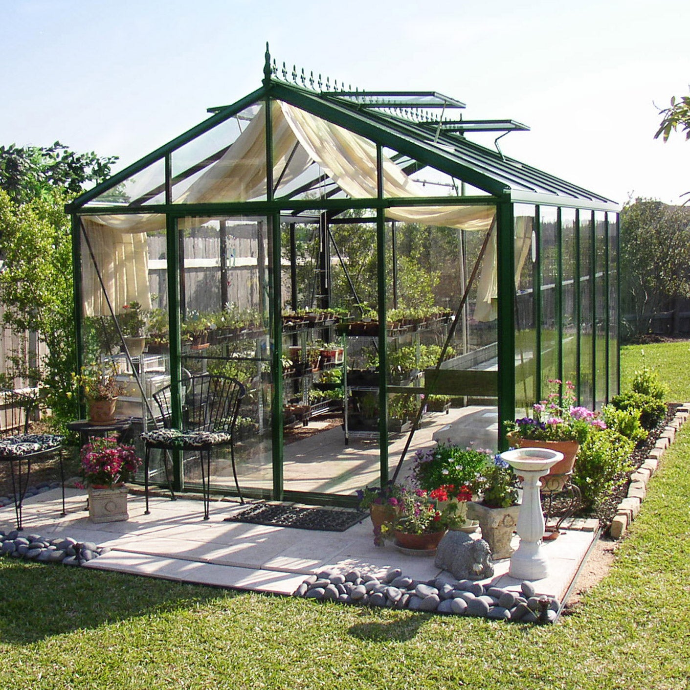 Exaco Royal Victorian 10' x 20' Glass Greenhouse