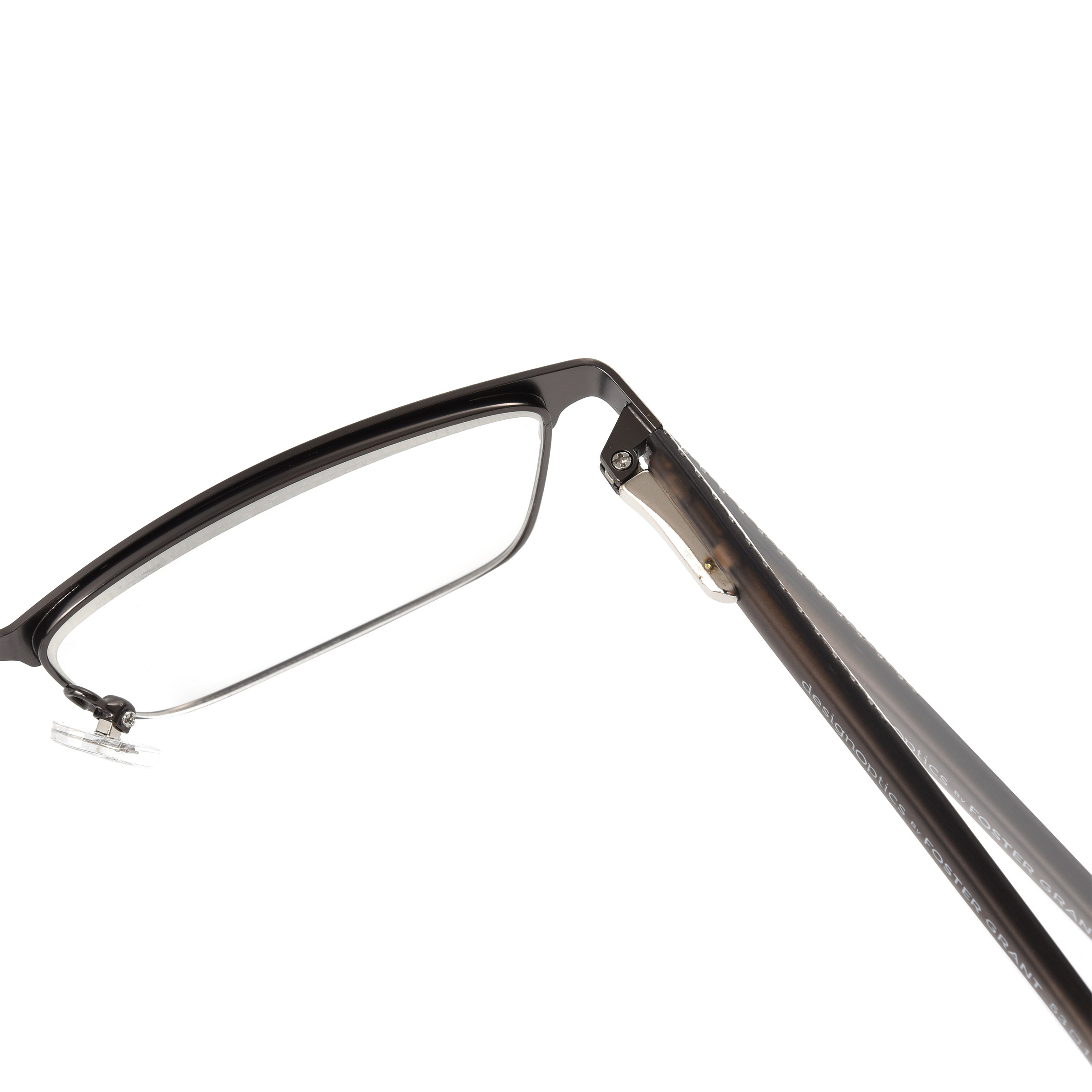 Design Optics by Foster Grant Kyne Full Metal Square Reading