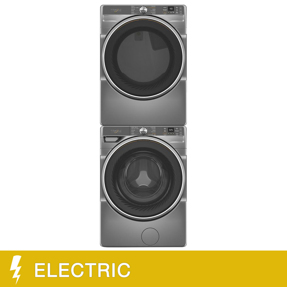 Whirlpool Laundry Bundle 5.8 cu ft. Front Load Washer and 7.4 cu