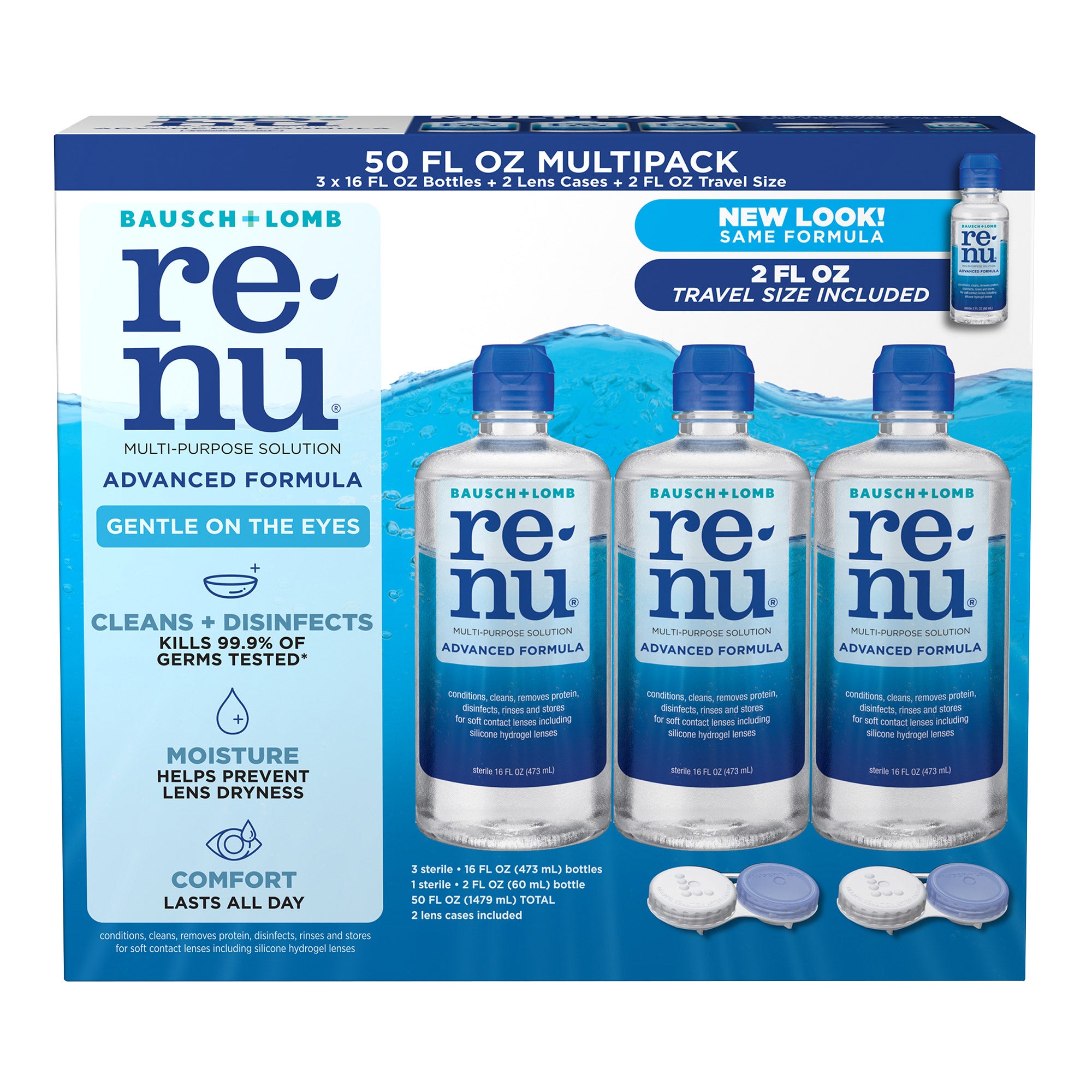 renu Advanced Formula Multi-Purpose Solution, 50 oz