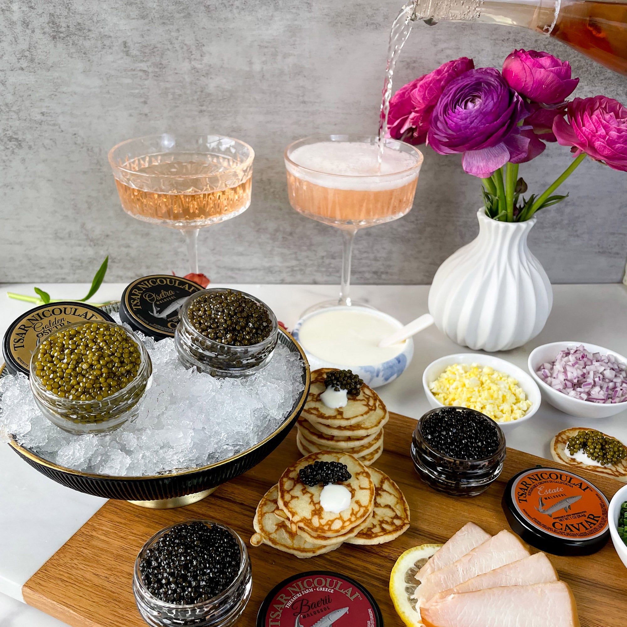 Tsar Nicoulai Caviar Tasting Flight Gift Set