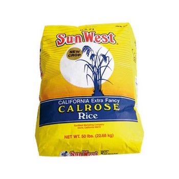 SunWest Calrose Rice, California Extra Fancy, 50 lbs | Costco