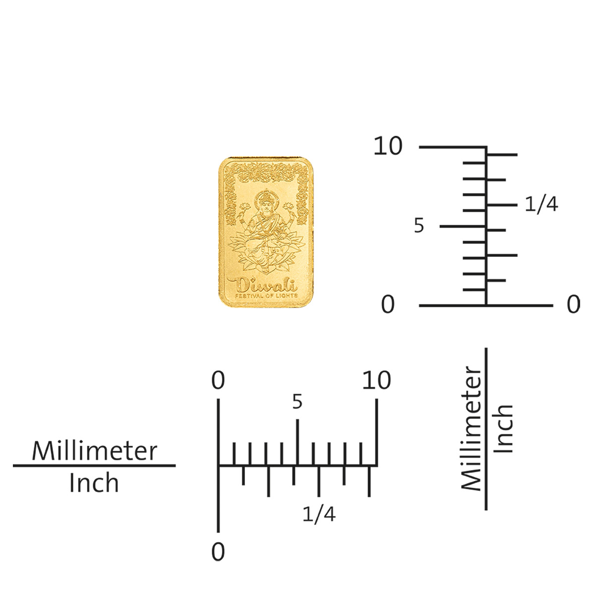 25 Gram PAMP Suisse Diwali Lakshmi Multigram Gold Bar (New in