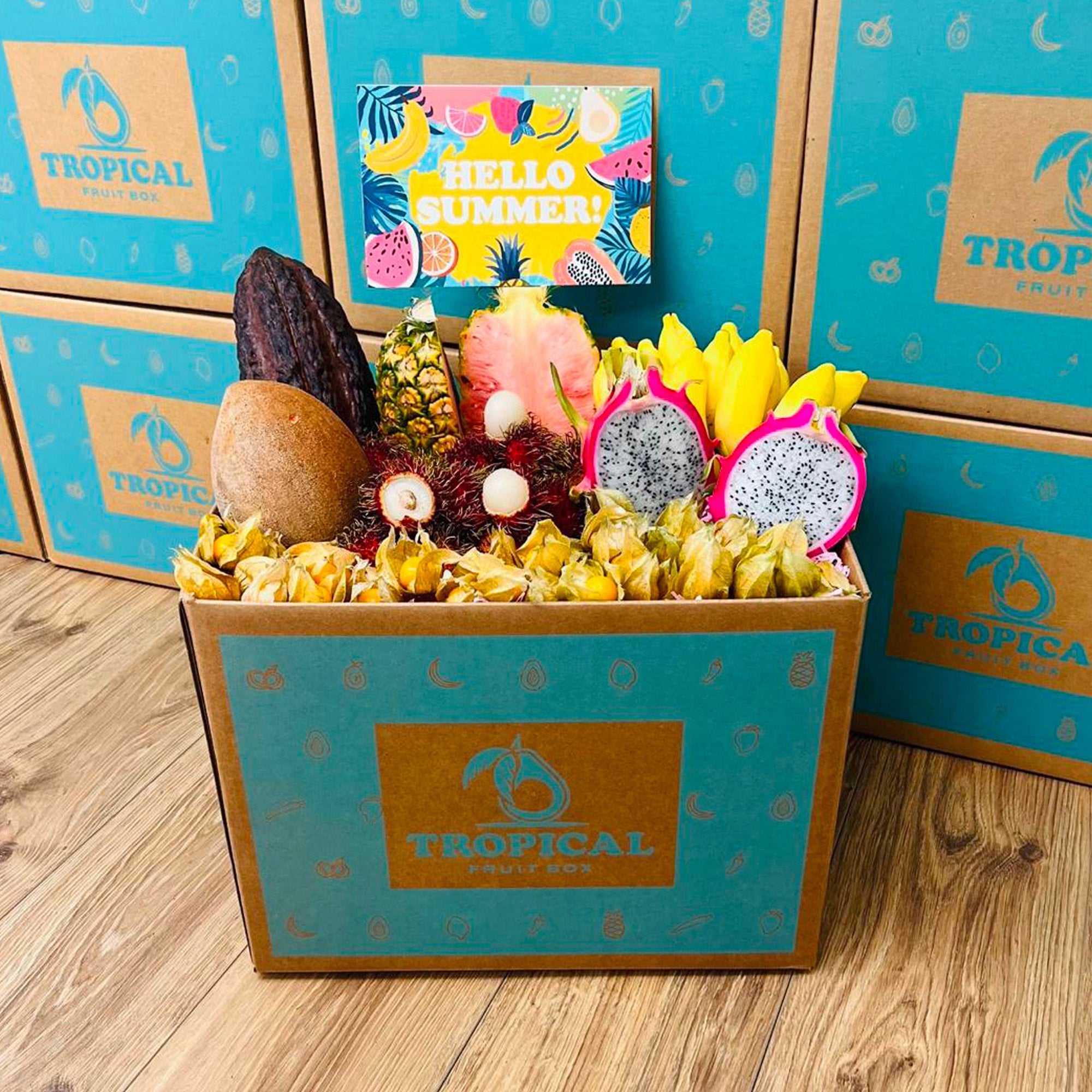 Tropical Fruit Box Tropical Summer Fruit Gift Box