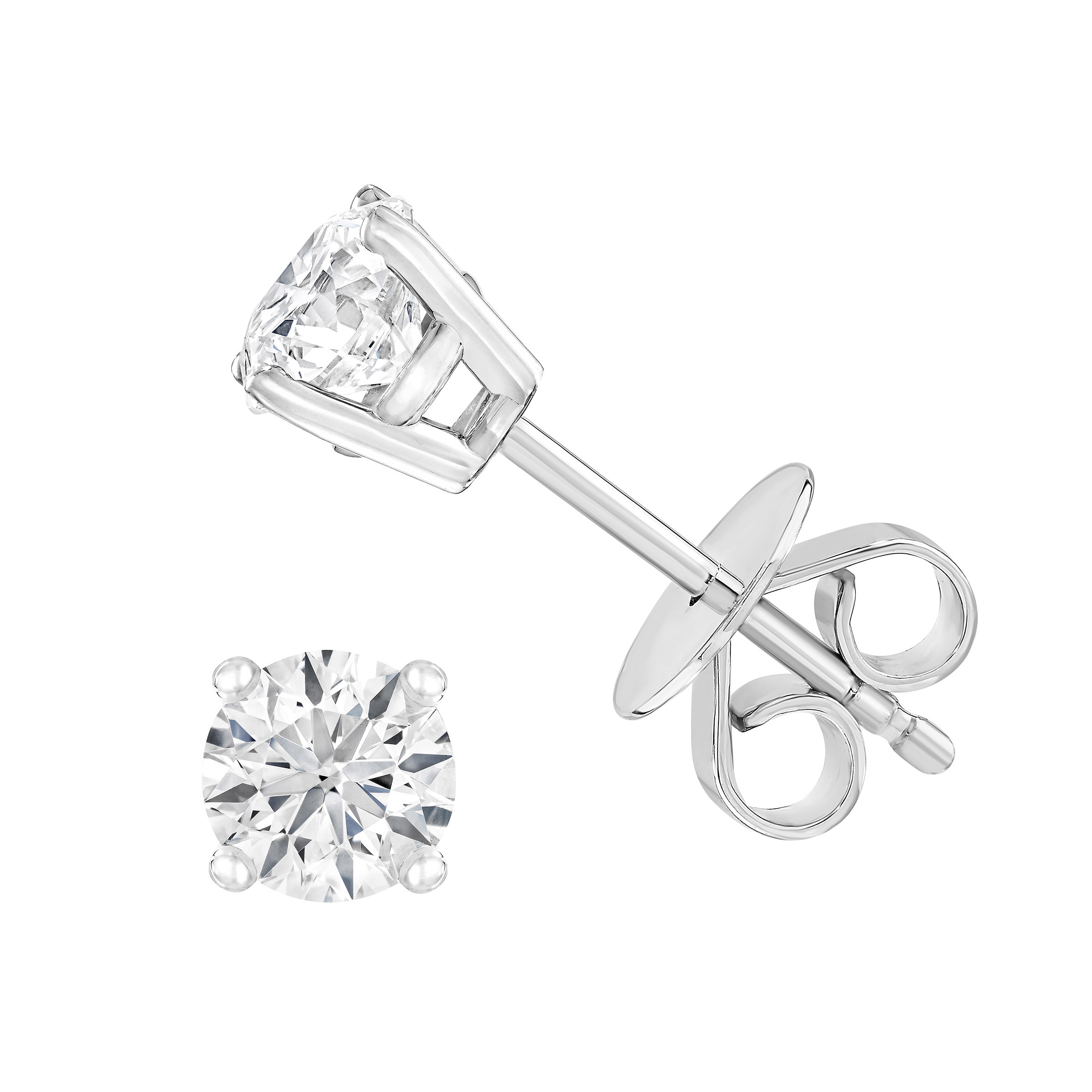 18K White Gold Princess Diamond Multi-Stone Invisible