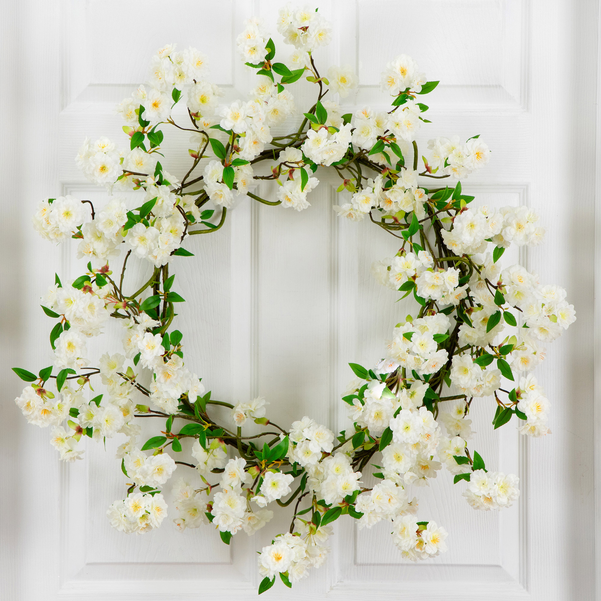 Faux 30” Cherry Blossom Wreath | Costco