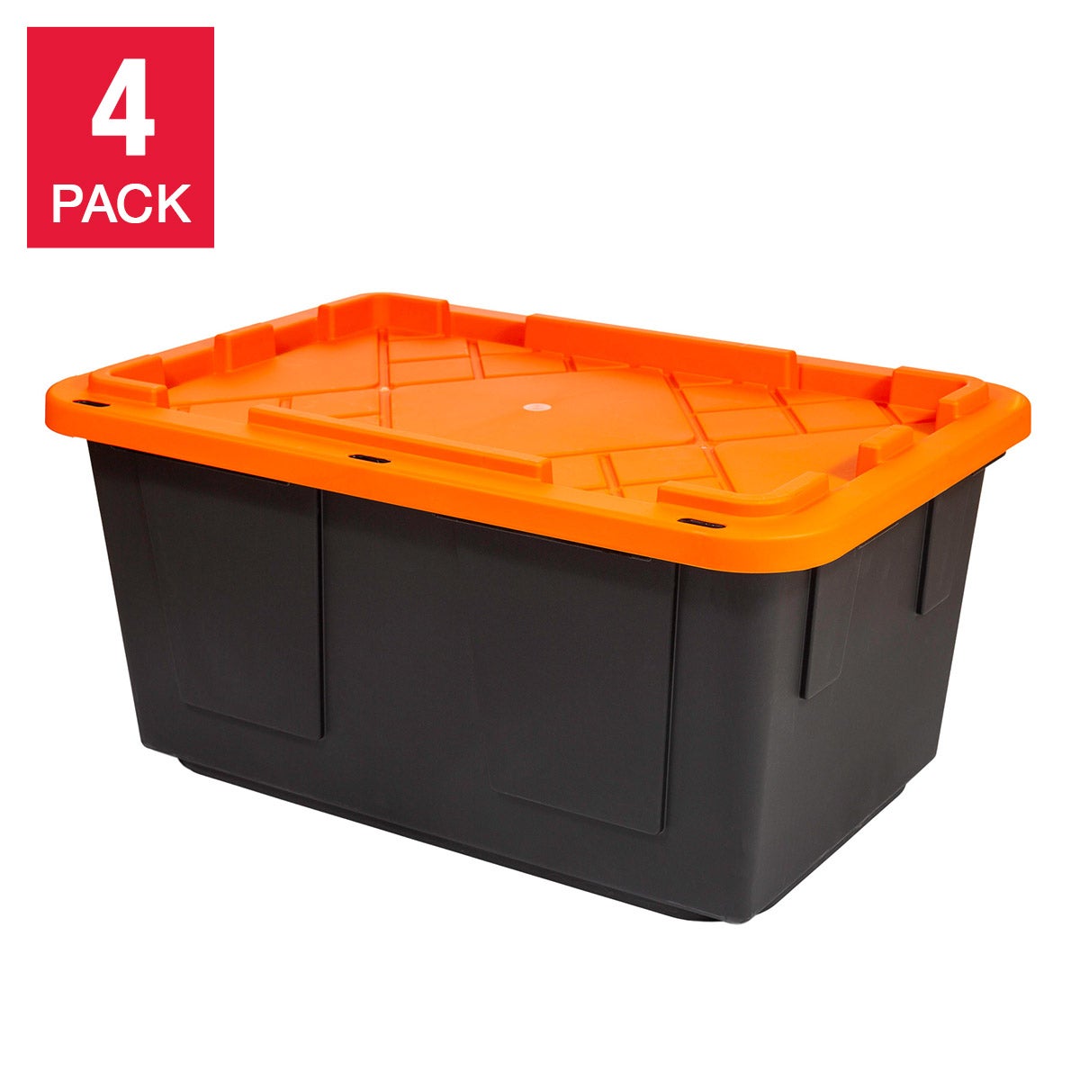 Greenmade 27-Gallon Storage Bin, 4-Pack