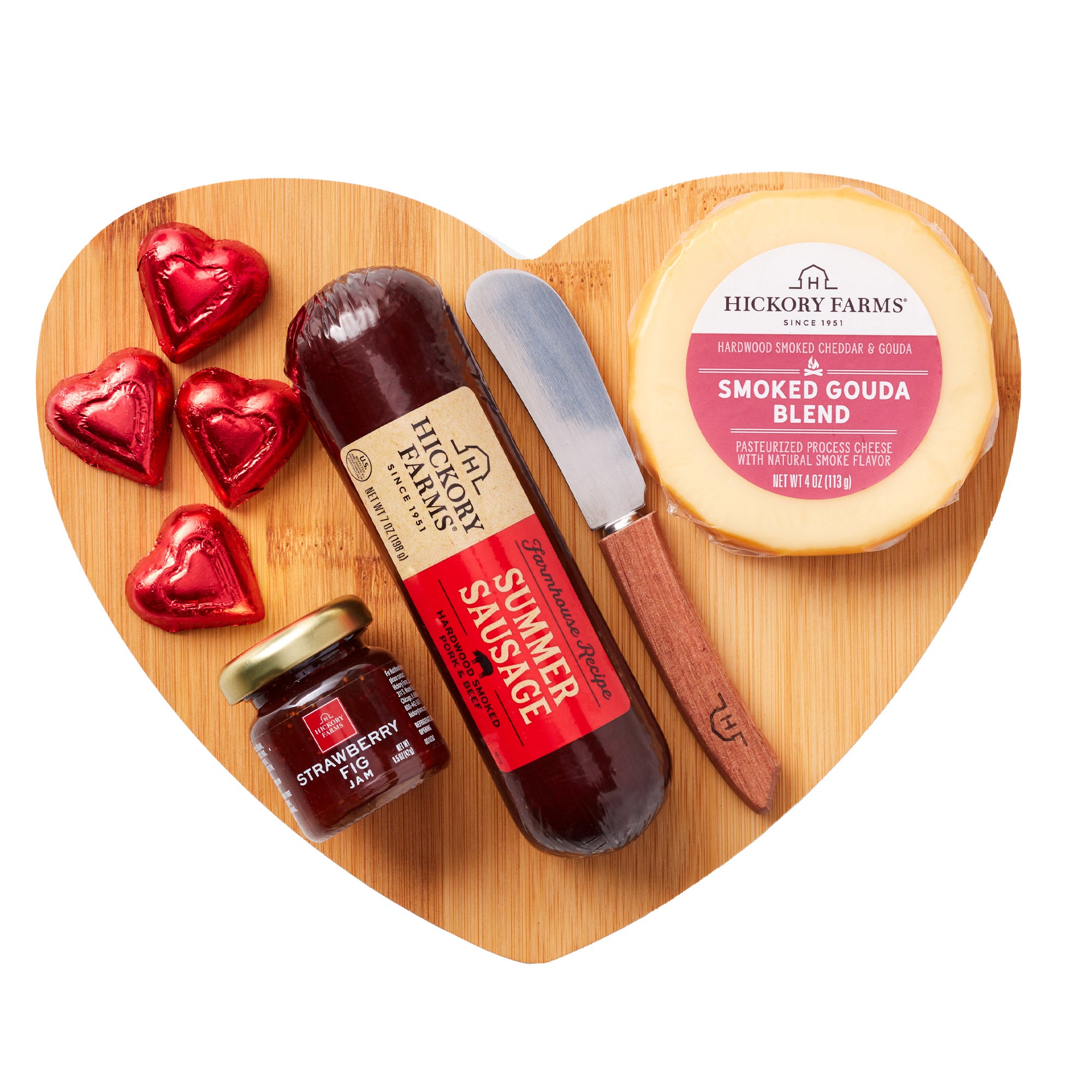 Hickory Farms Valentine's Day Charcuterie Board Gift Set