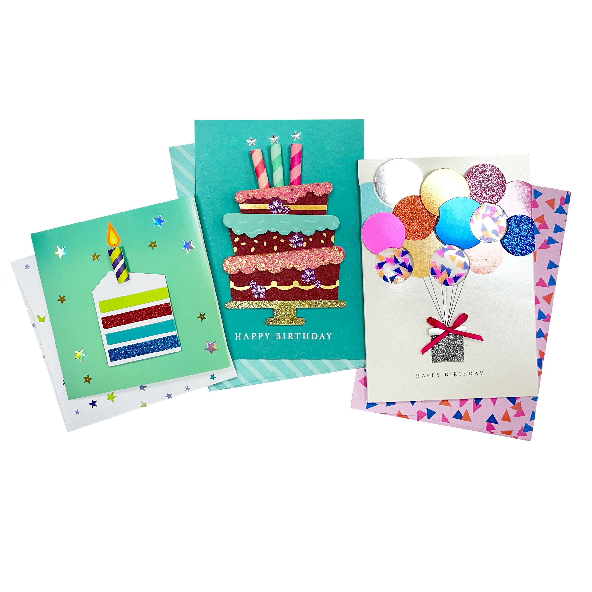 Hand Crafted All Occasion and Holiday Greeting Cards, 40-Count