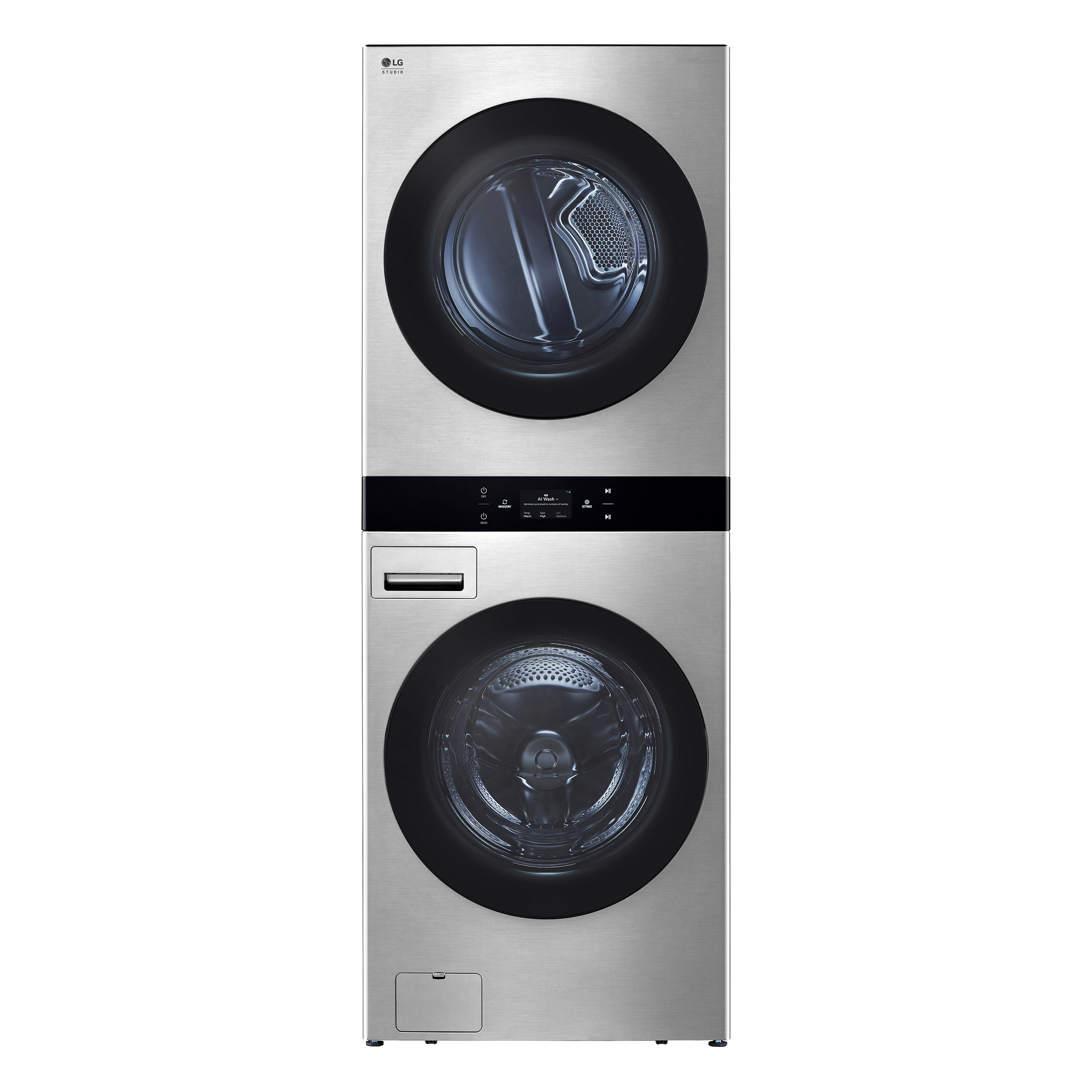 LG Studio WashTower Single Unit Front Load 5.8 cu. ft. Washer And 7.4