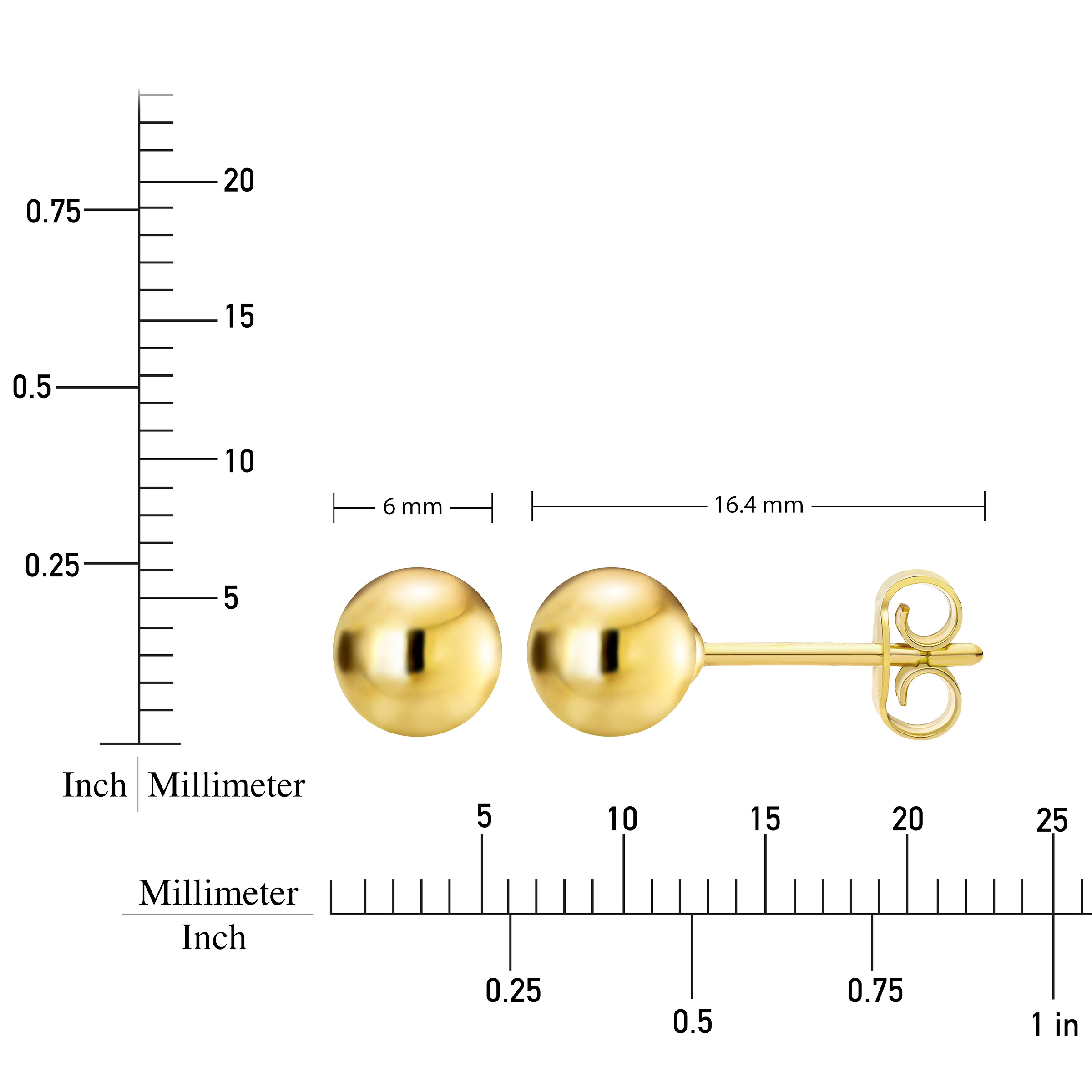 18K Gold Birthstone Stud Earrings - Garnet – 18K Gold Plated