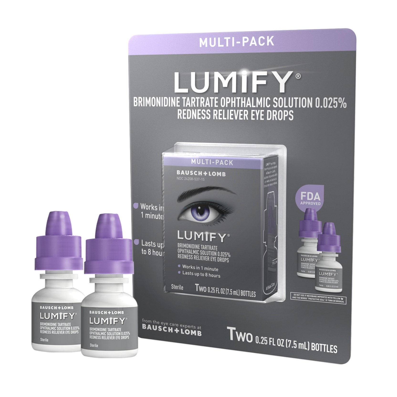 Lumify Redness Reliever Eye Drops, 15 mL