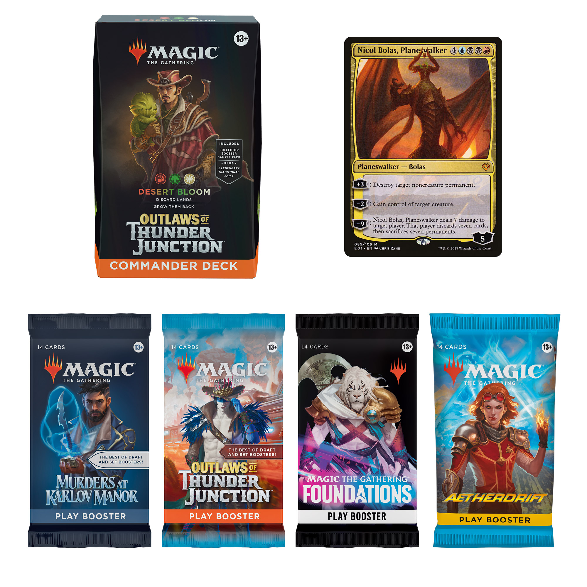 Magic: The Gathering Outlaws of Thunder Junction Deluxe Commander