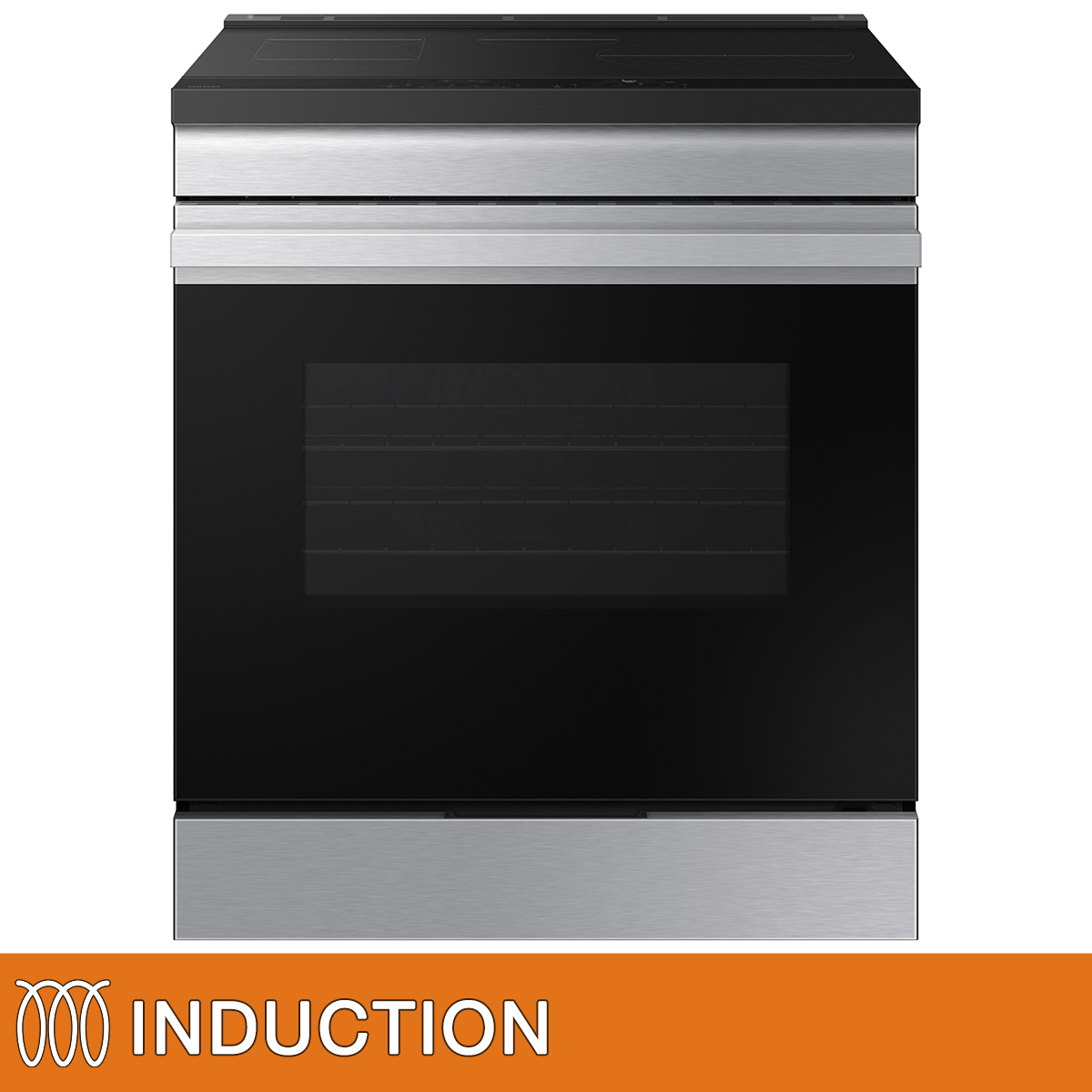 Samsung BESPOKE 30 in 6.3 cu. ft. Stainless Steel SlideIn Induction
