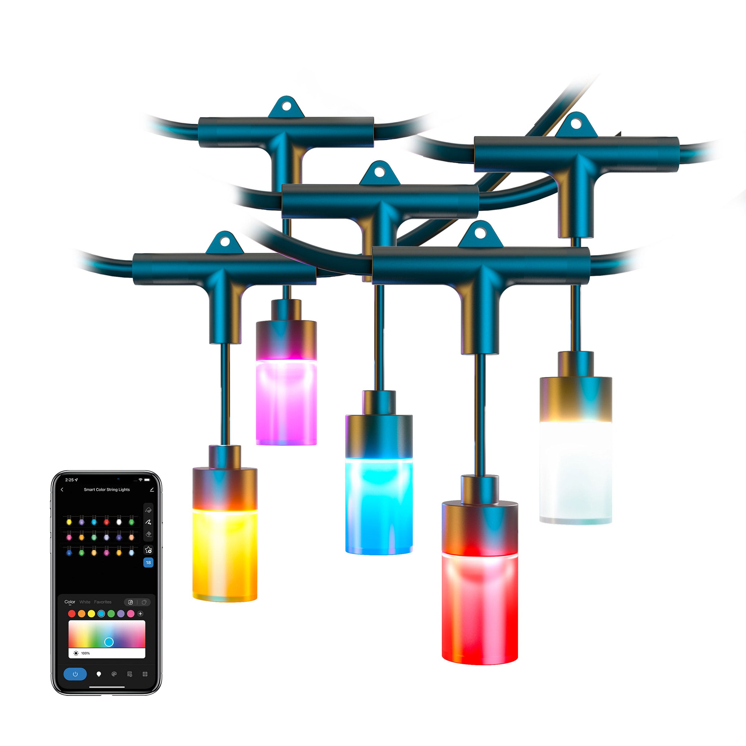 Atomi Smart Wi-Fi Color String Lights