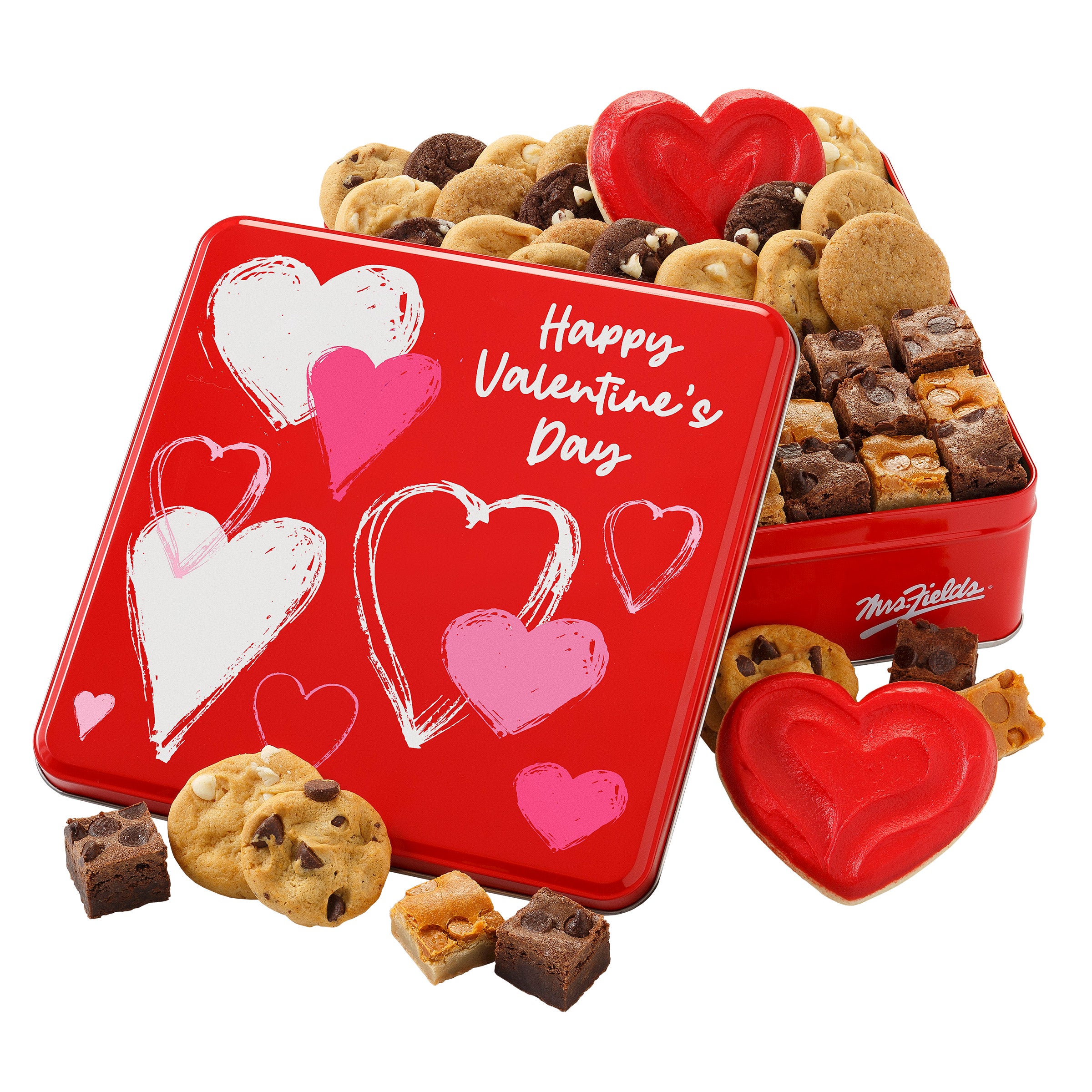 Mrs. Fields Happy Valentine's Day Cookie Combo Tin