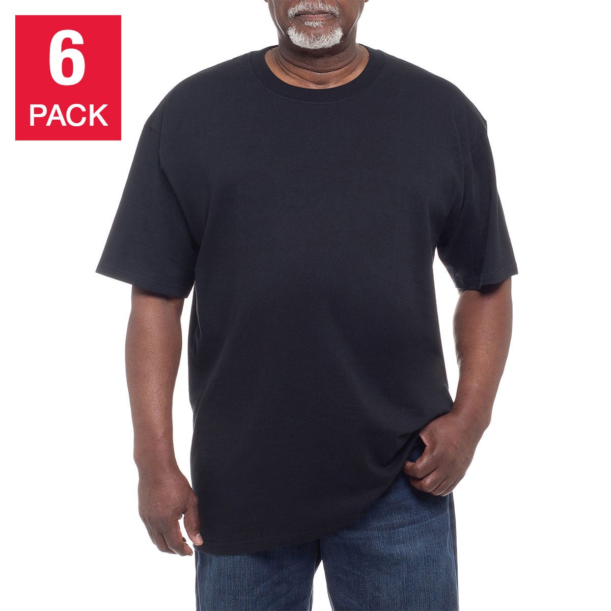 Kirkland Signature Men's Crew Neck Tee, 6-Pack