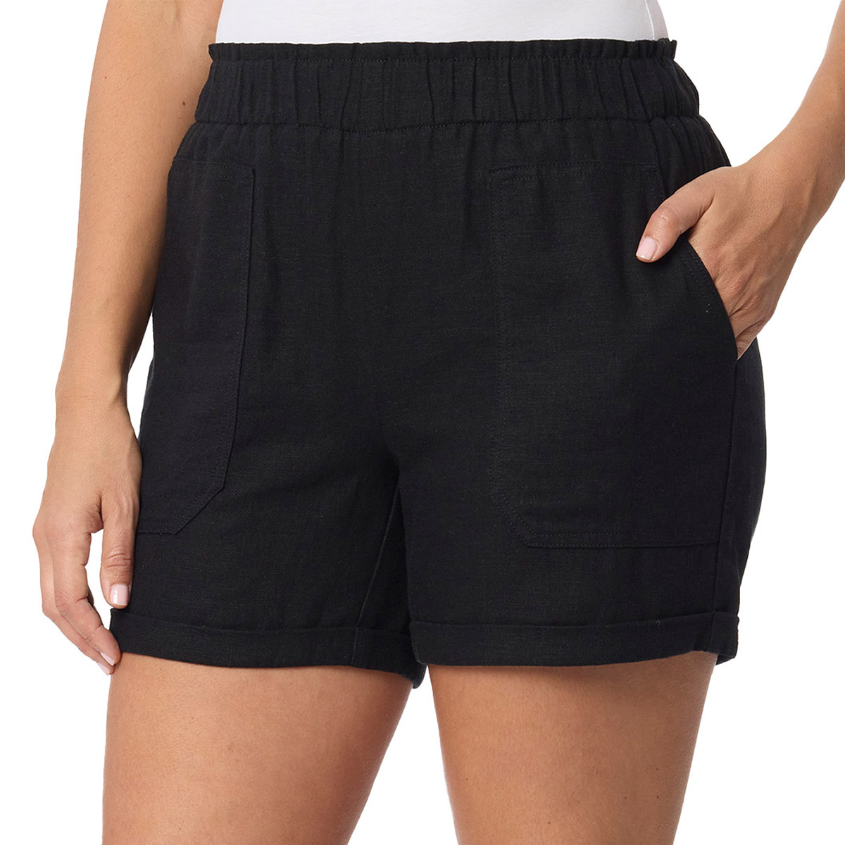 Briggs Women's Linen Blend Short Costco