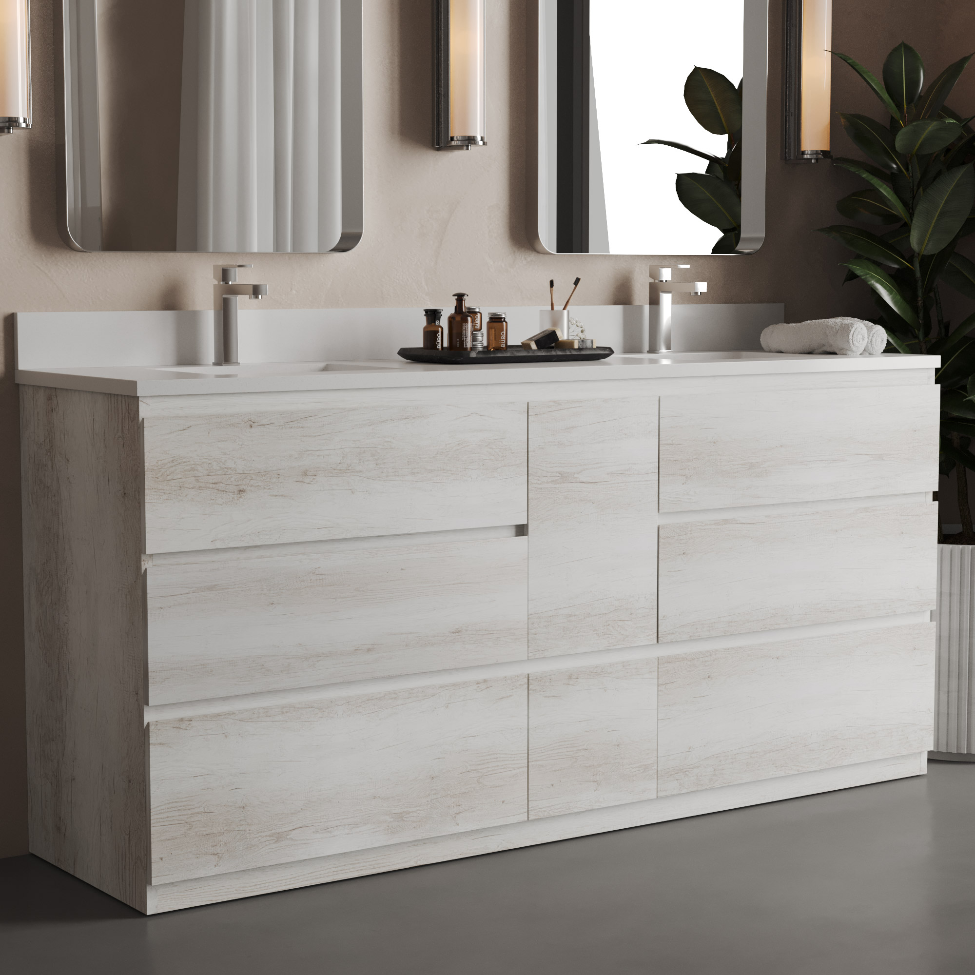 Forestmade Vamo Bathroom Vanity, White | Costco