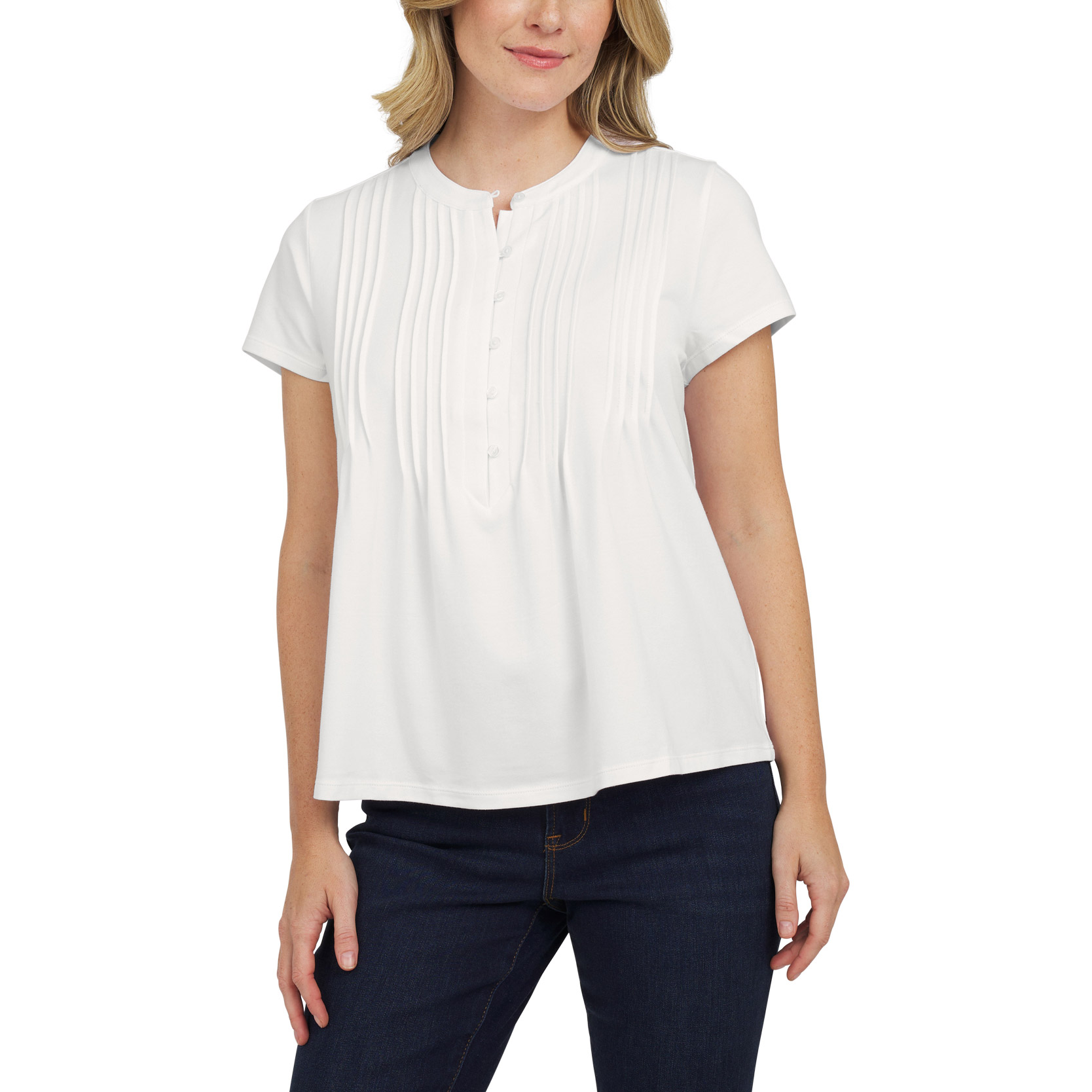 Lands' End Ladies' Pintuck Top | Costco