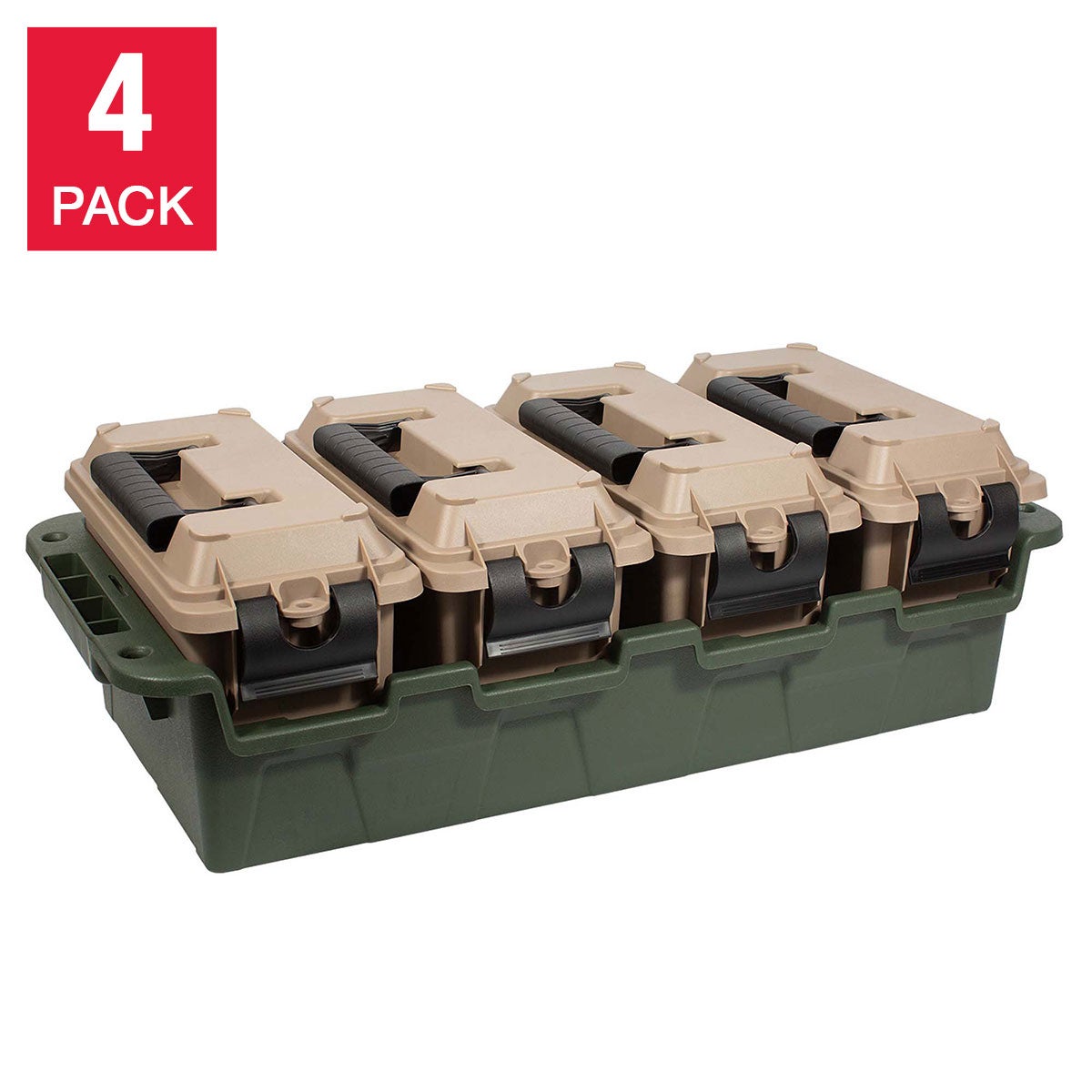 Greenmade Store-All Storage Crate, 4-Pack