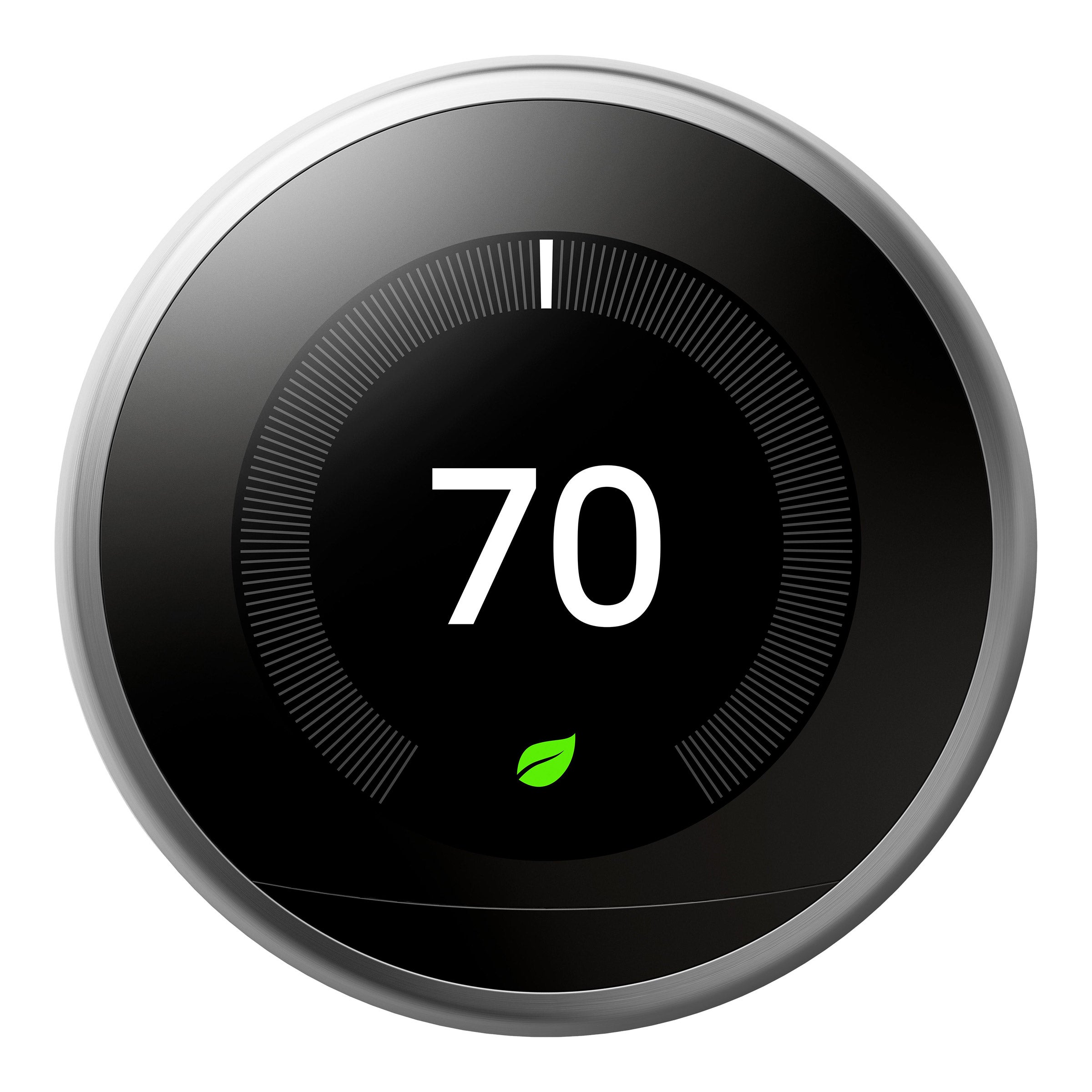 Google Nest Learning Thermostat (3rd gen), Stainless Steel