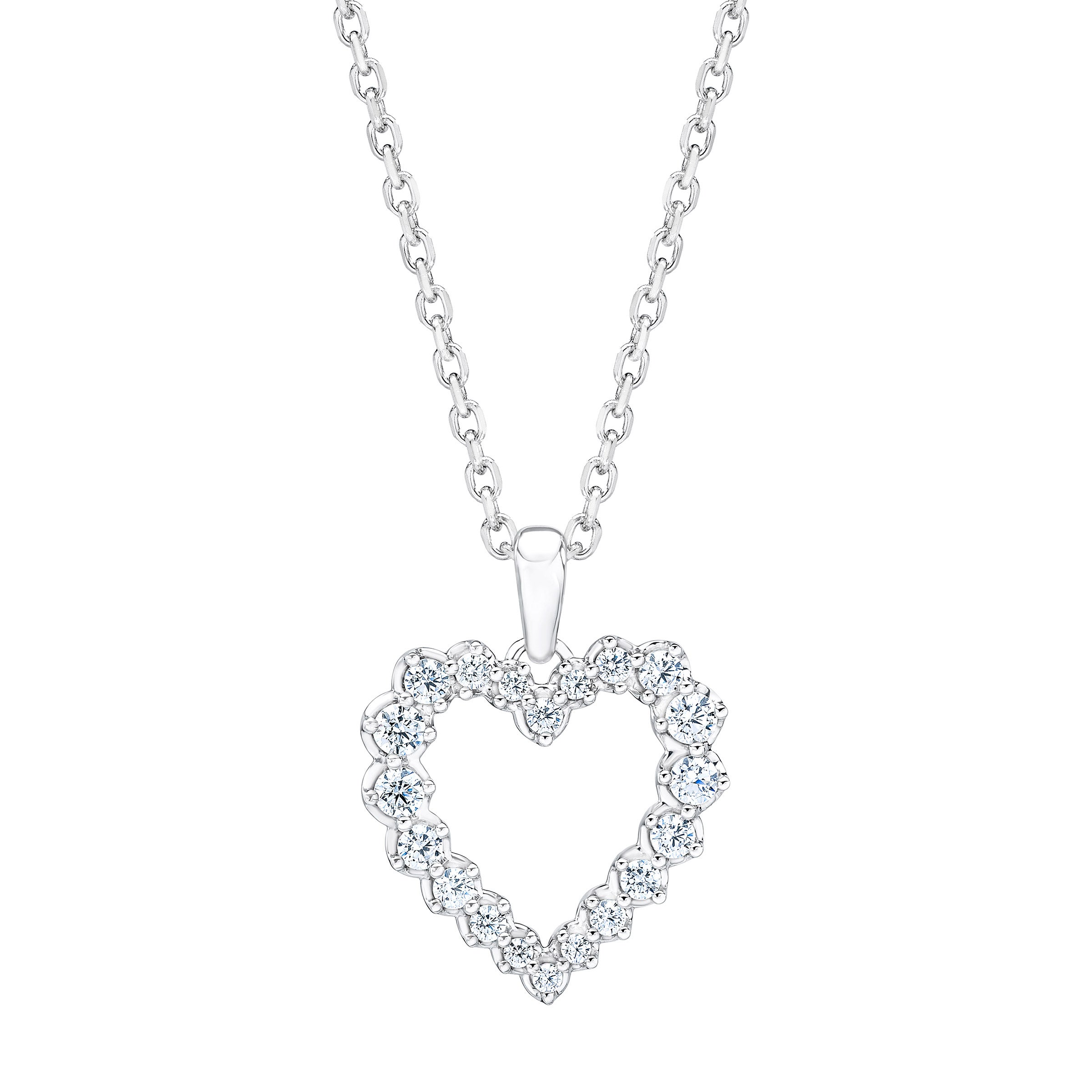 Round Brilliant ctw VS2 Clarity, I Color Diamond 14kt White