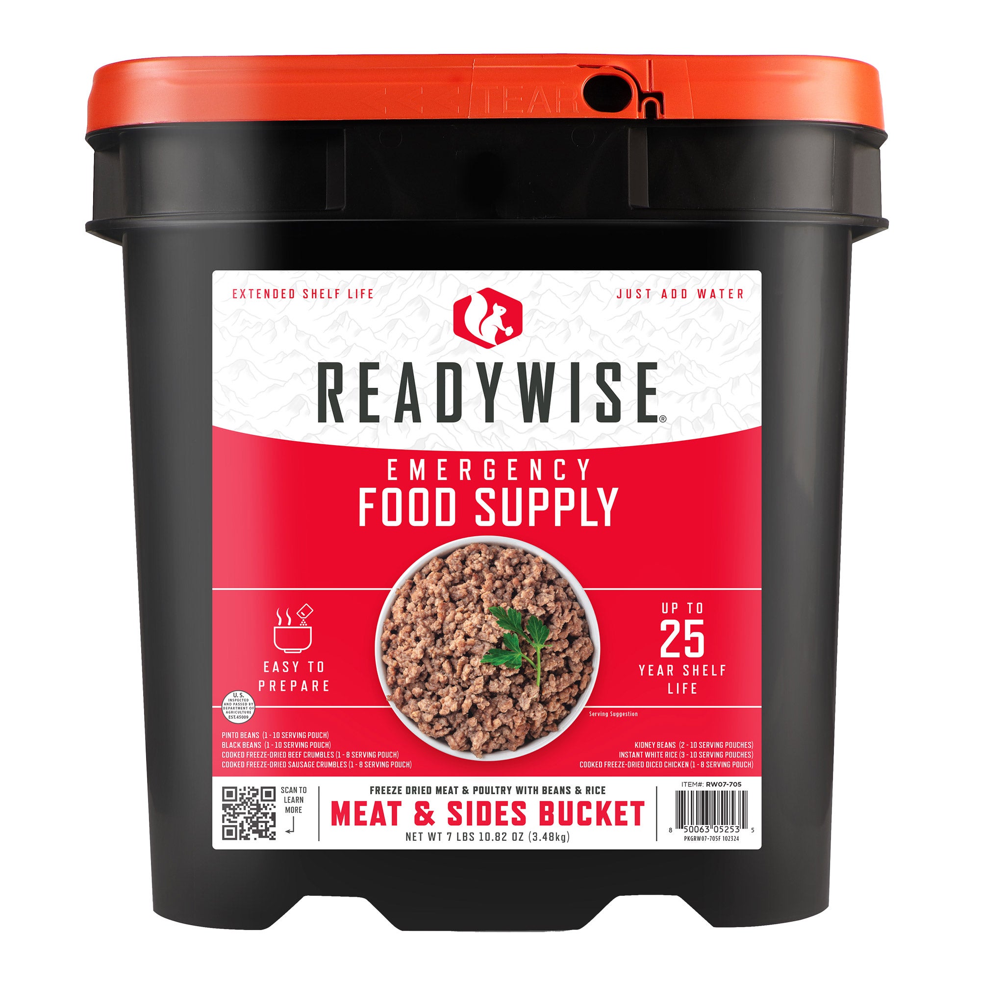 ReadyWise 94 Serving Emergency Protein Bucket