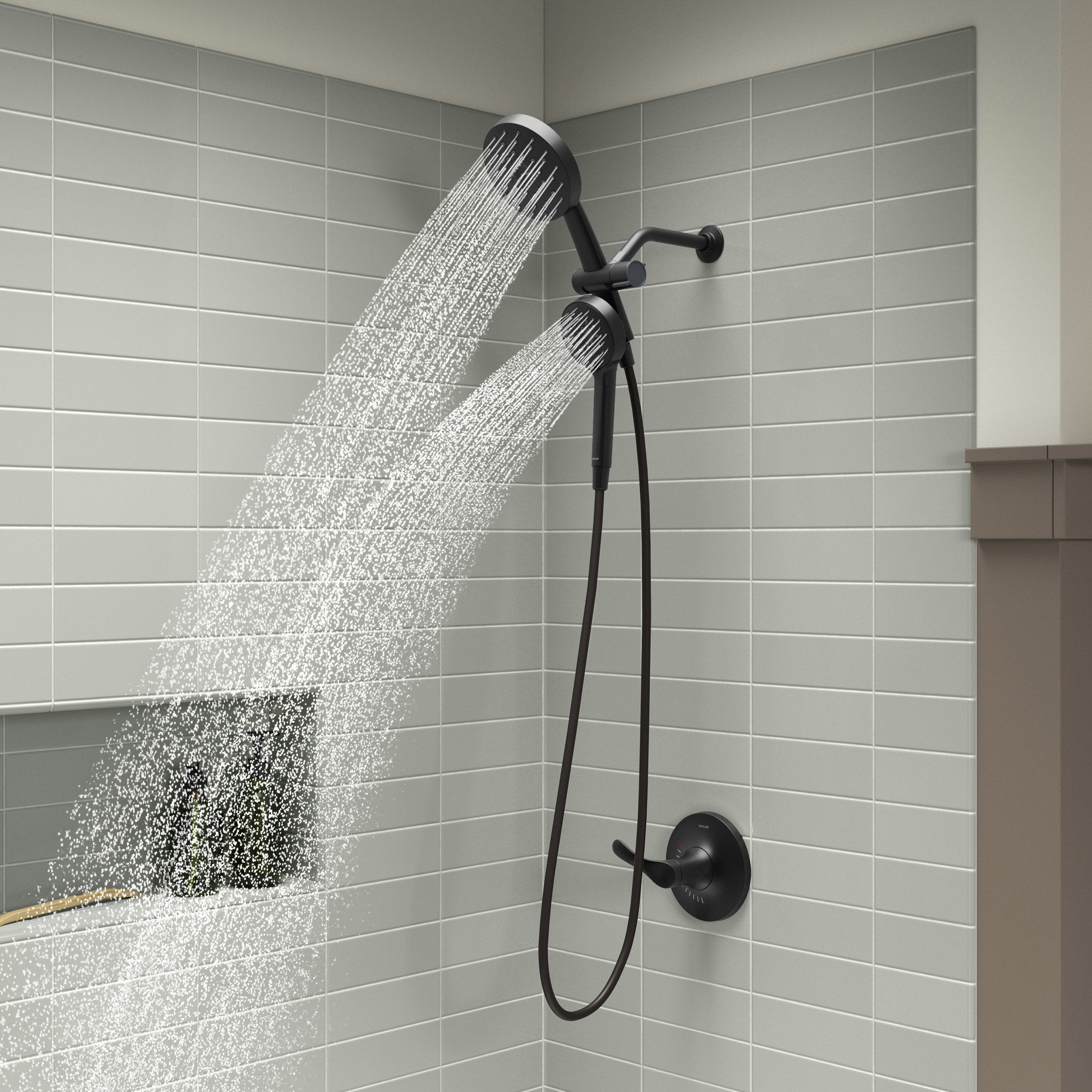 Kohler Prone 3-in-1 Multifunction Shower Head with PowerSweep