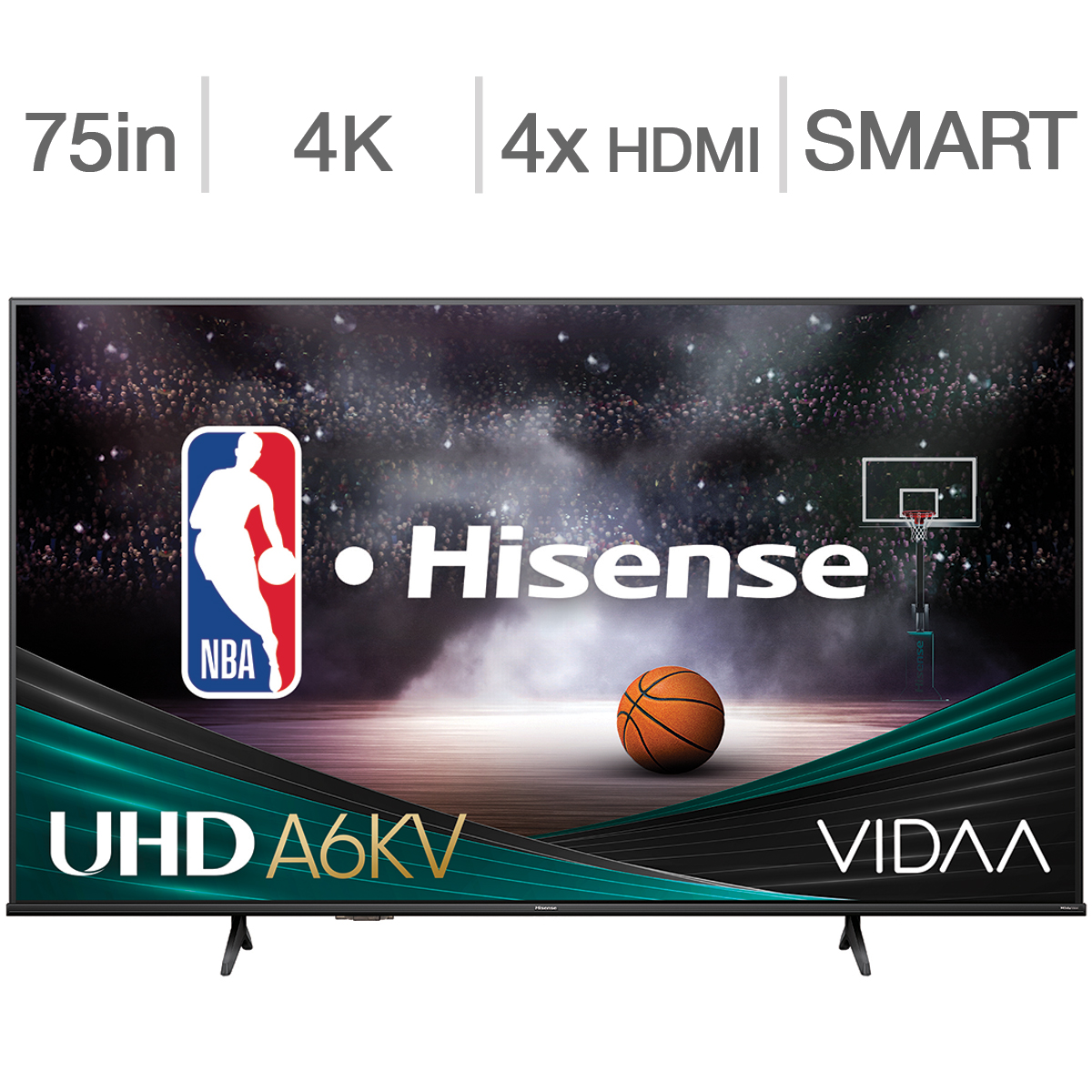 ハイセンス Hisense 75型4Kチューナー内蔵 LED液晶テレビ 75E6K