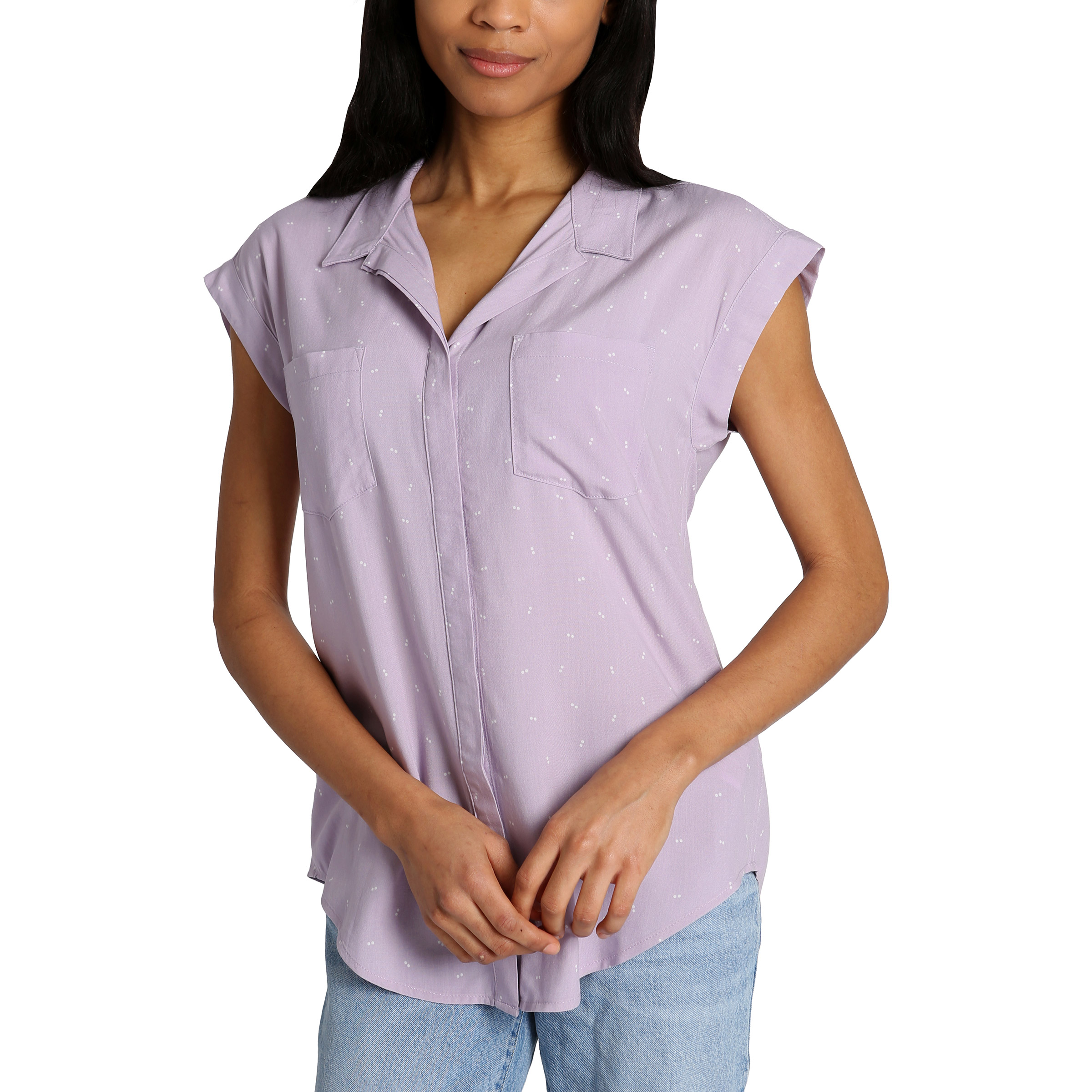 Jachs Girlfriend Women's Button Front Blouse | Costco