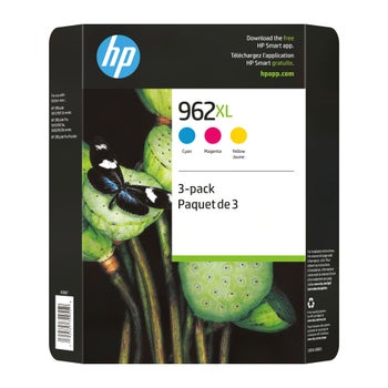 HP 962XL Cyan, Magenta and Yellow High Yield Original Ink Cartridges ...