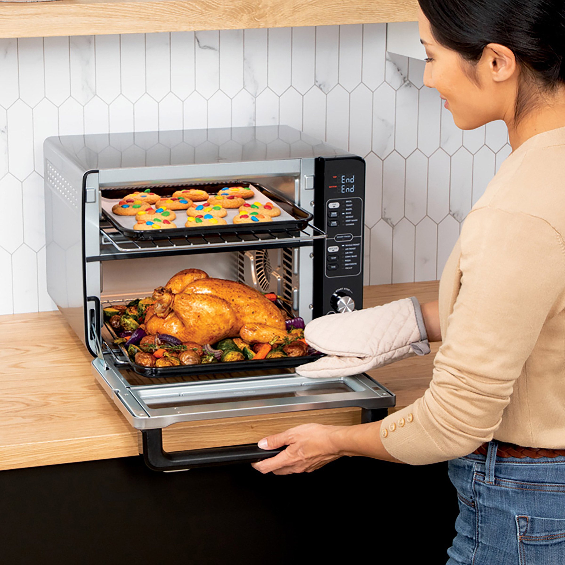 Ninja 14-in-1 Double Oven with FlexDoor