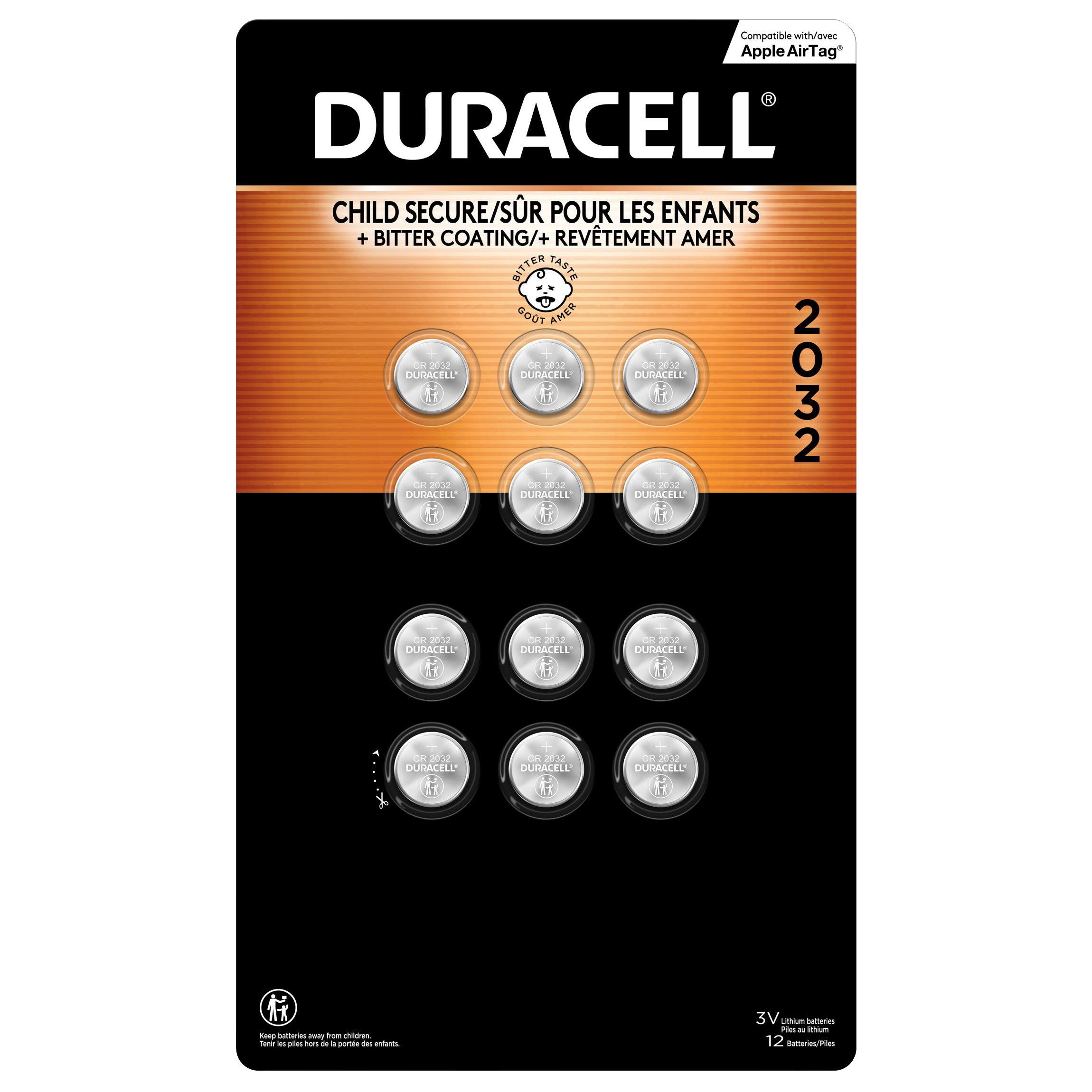 SAVE $2 on Duracell 2032 Lithium Coin Batteries, 12-count