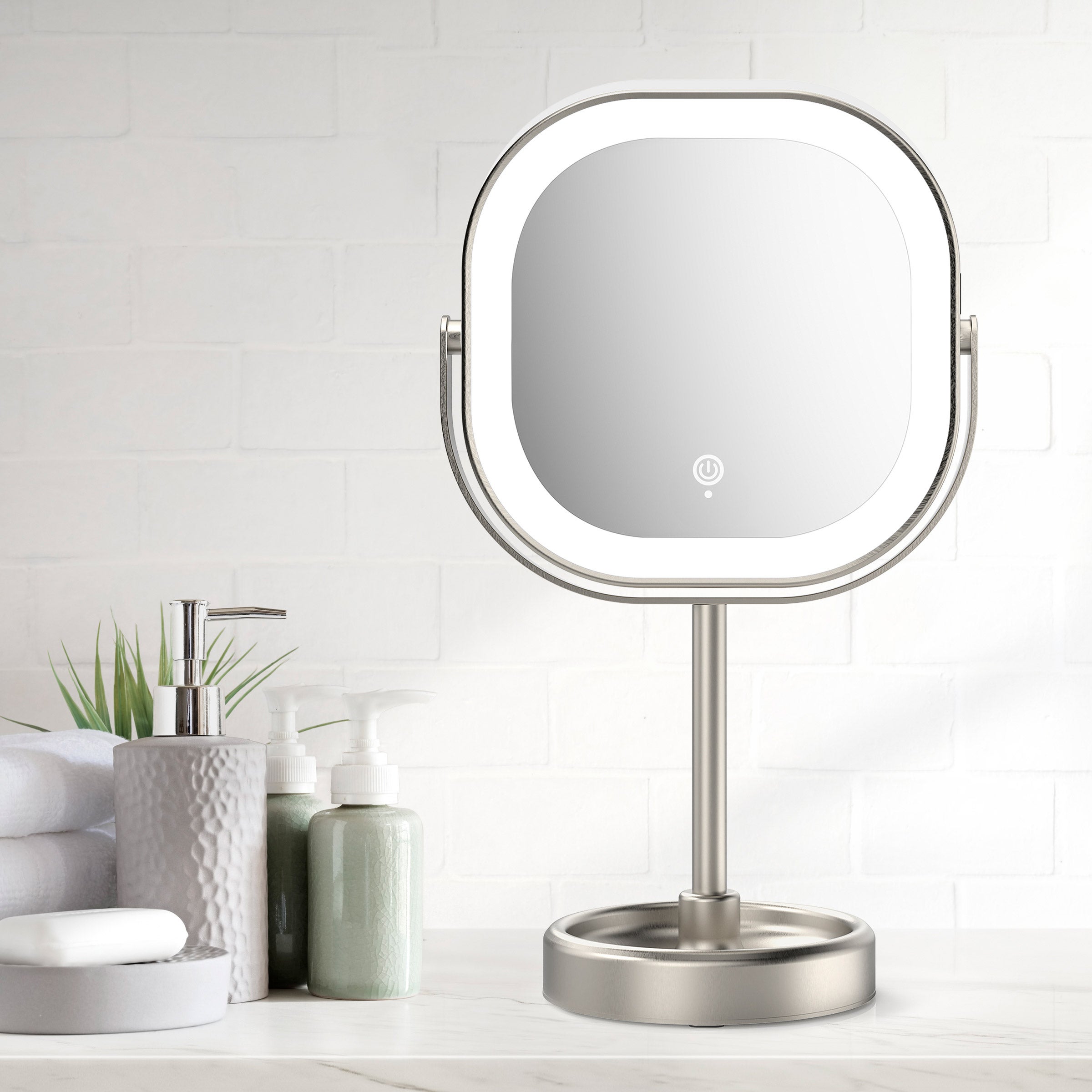 Conair LED Double-Sided 1x/10x Vanity Mirror