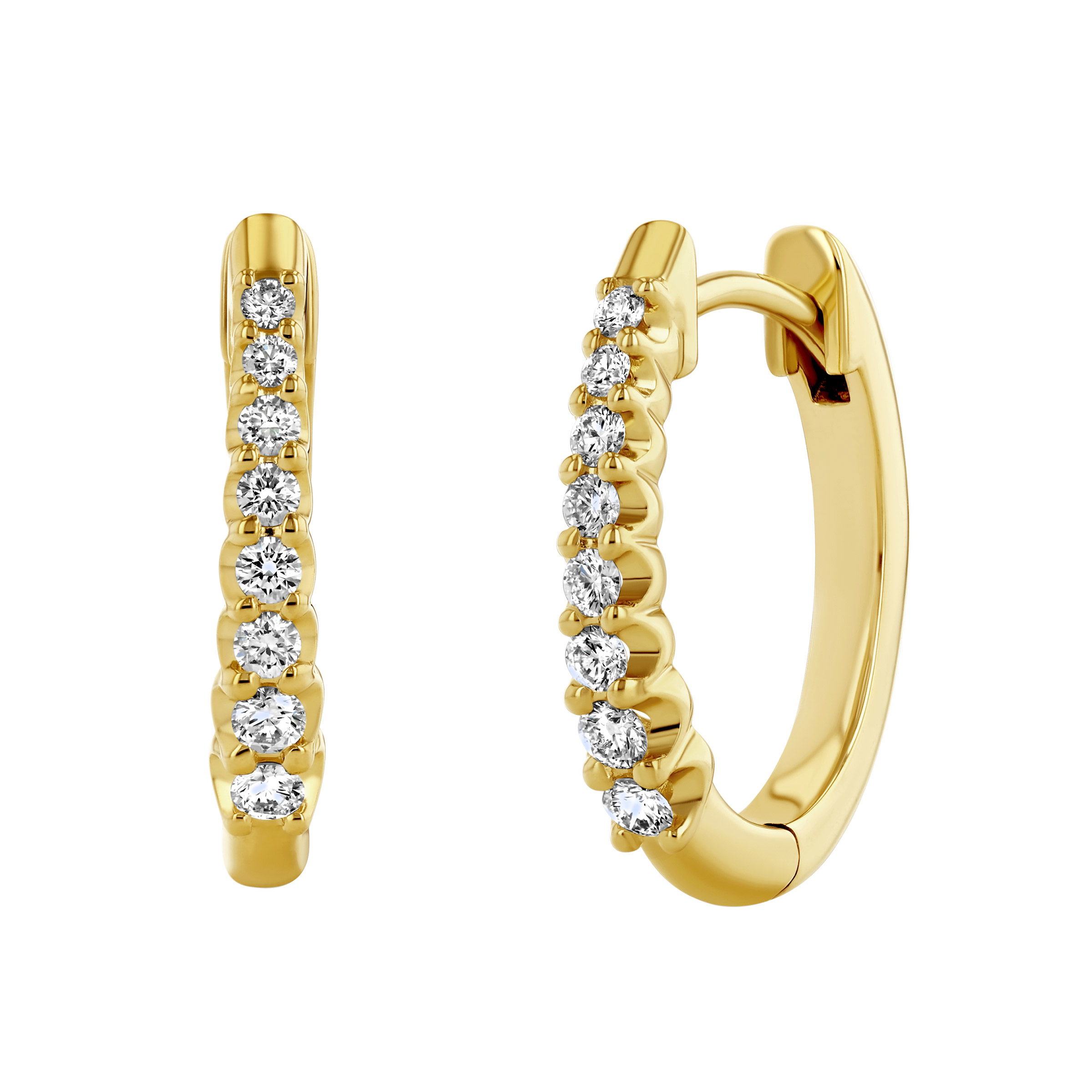 Round Brilliant 0.25 ctw VS2 Clarity, I Color Diamond 14kt
