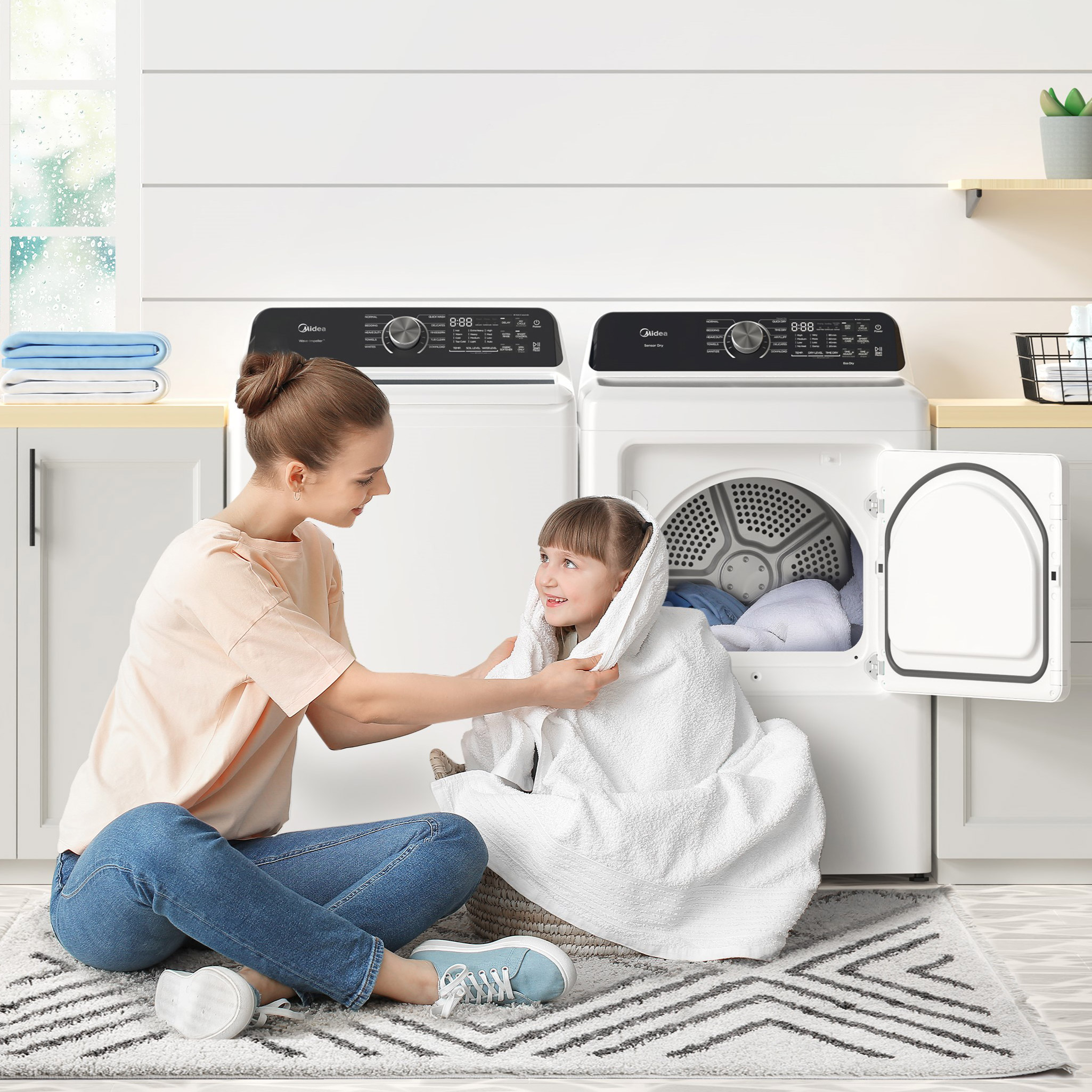 Midea 7.0 cu. ft. GAS Dryer with Sensor Dry | Costco