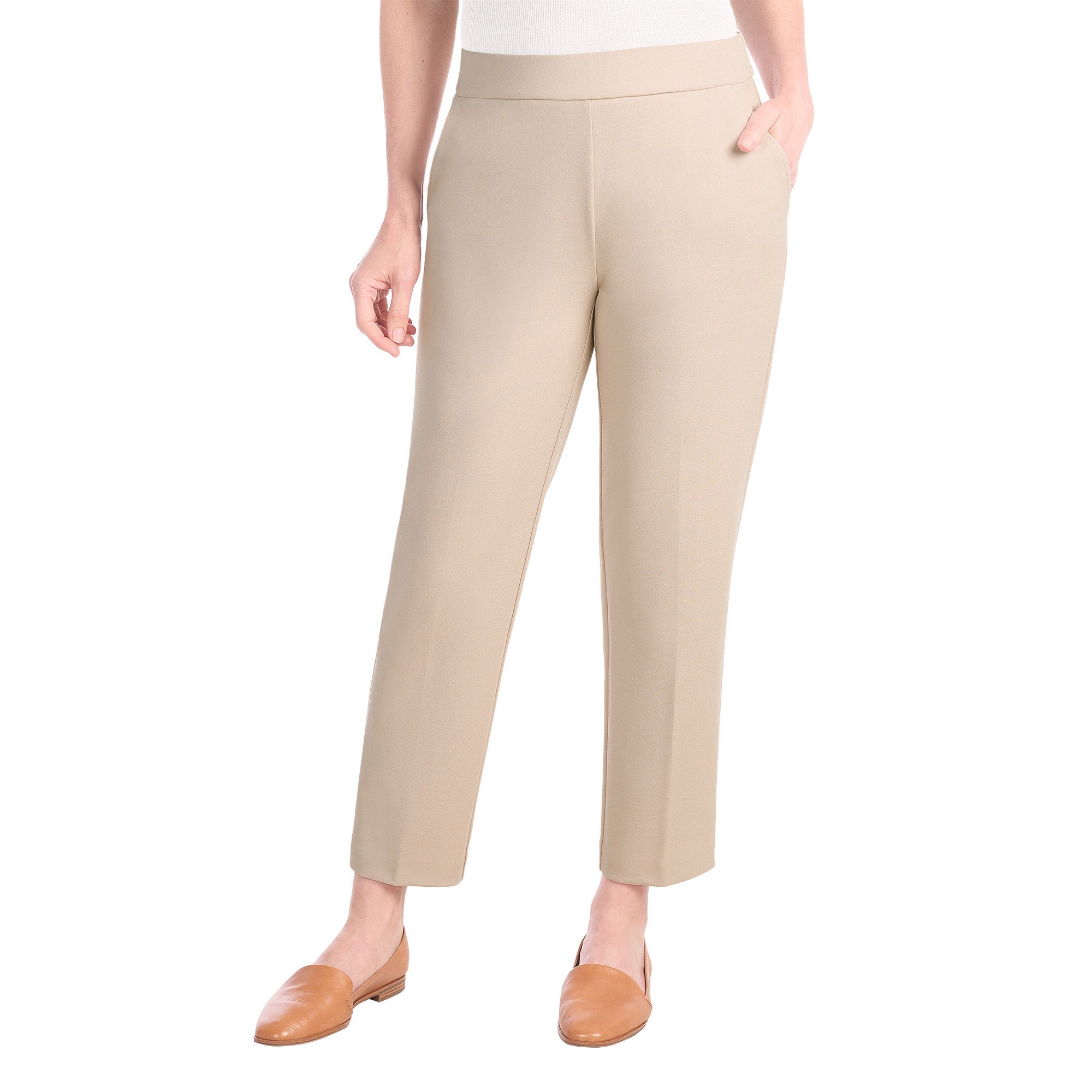 Hilary Radley Ladies' Crepe Pull-On Pant