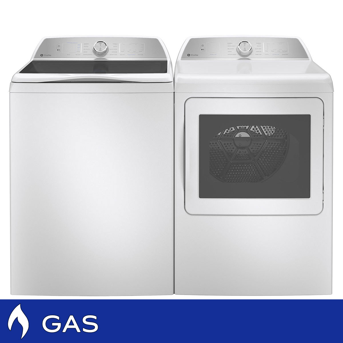 GE Profile 5.0 cu. ft Washer with Smarter Wash Technology and 7.4