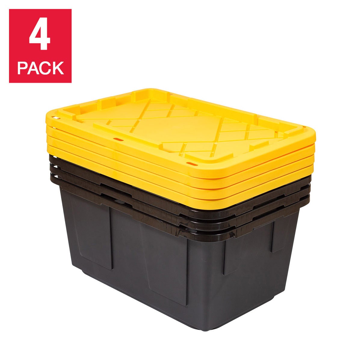 Greenmade 27-Gallon Storage Bin, 4-Pack