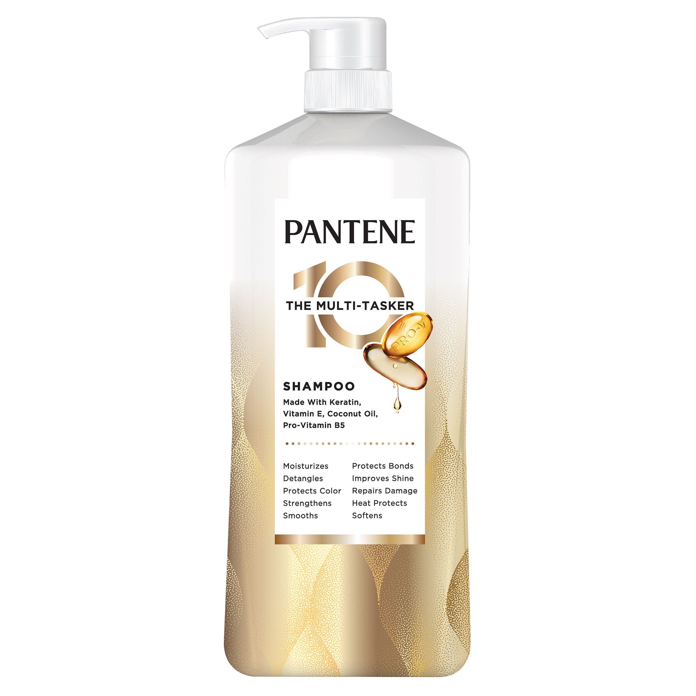 Pantene Multi-Tasker 10 Shampoo, 38.2 fl oz