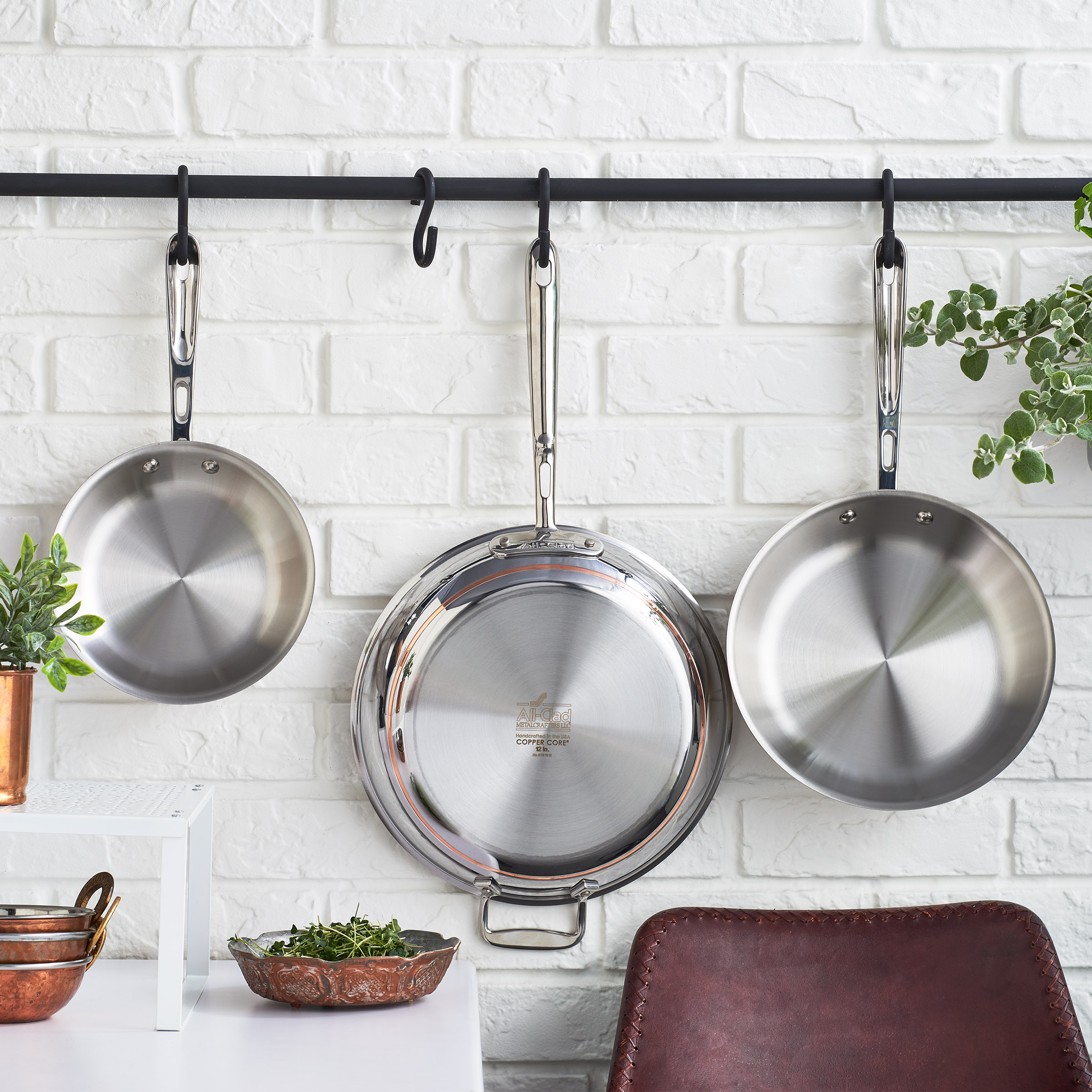 All-Clad Copper Core 14-Piece Stainless Steel Cookware Set