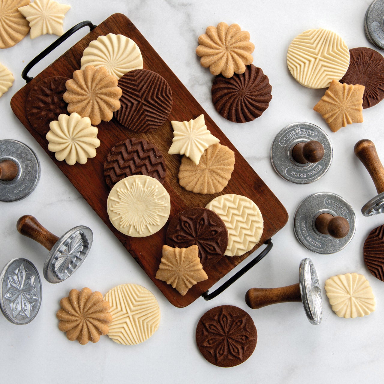 9-Piece Heirloom Cookie Stamp Set