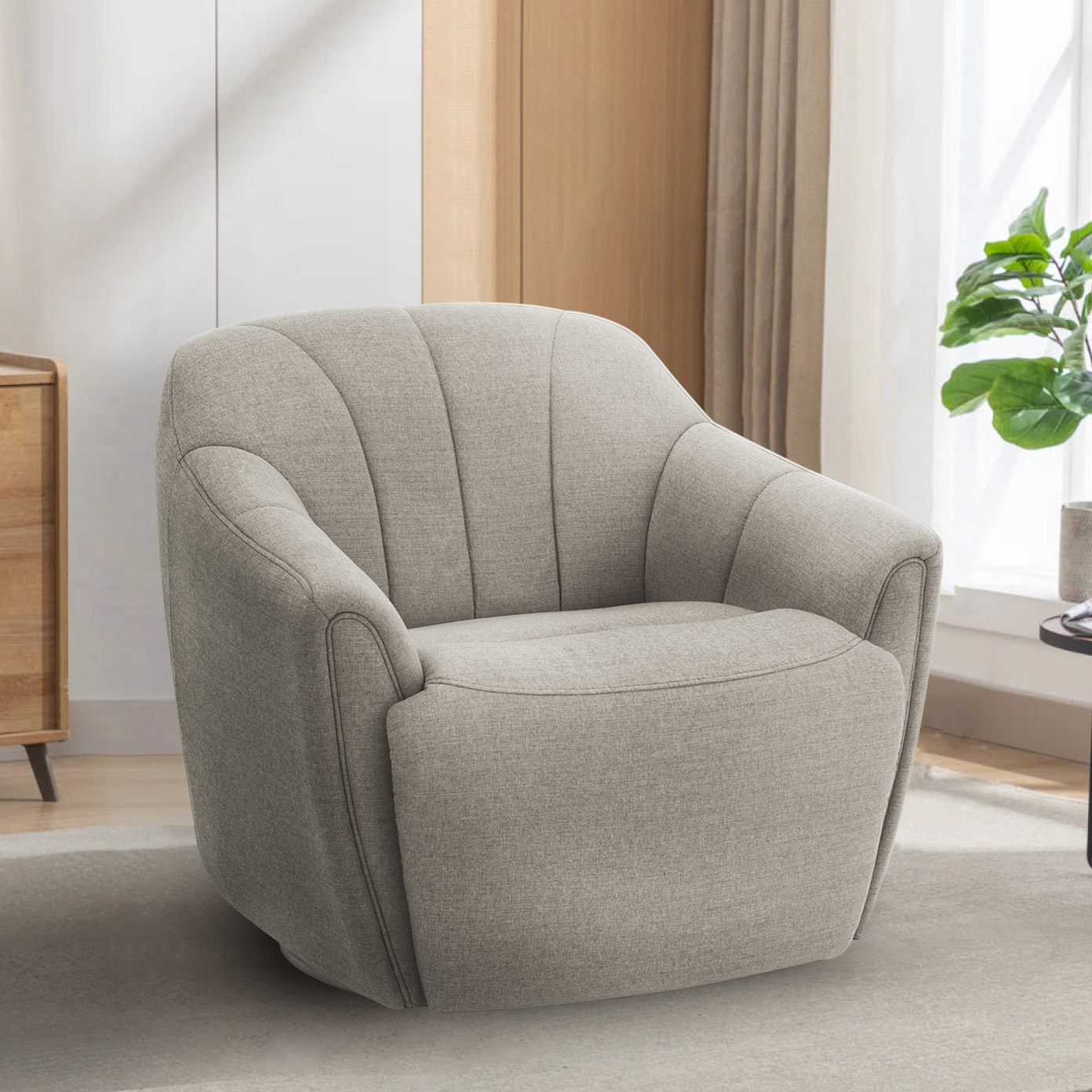 Swivel barrel chair costco discount