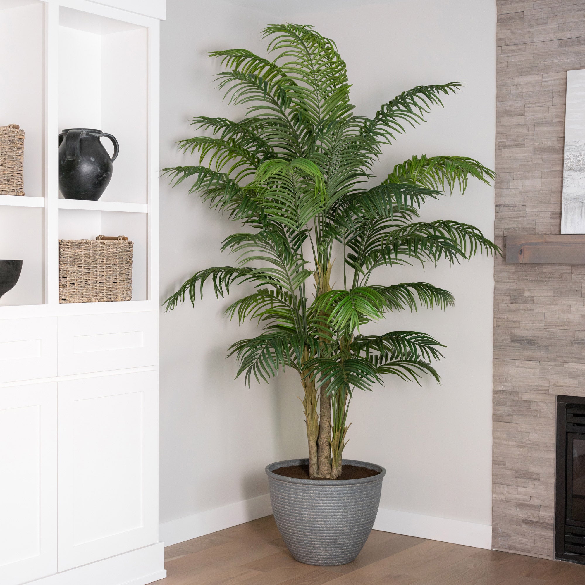 Faux 8' Areca Palm Tree